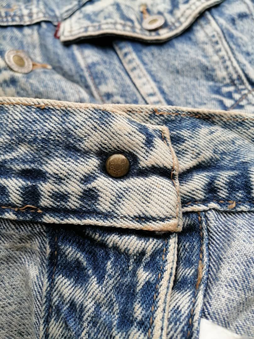 Big John × Japanese Brand × Vintage Vintage Big John SP-600 Made In Japan Acid Wash Denim Jacket Size US L / EU 52-54 / 3 - 4 Thumbnail