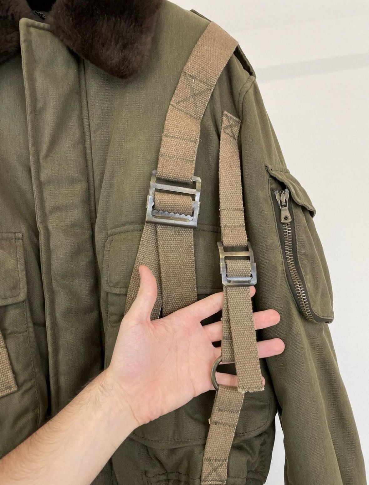 Dolce & Gabbana AW2003 Dolce & Gabbana bondage cargo bomber jacket archive Size US M / EU 48-50 / 2 - 9 Thumbnail
