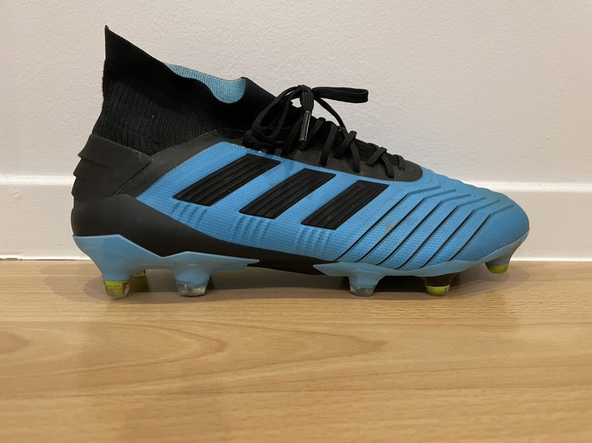 Adidas Adidas Predator 19+ FG Boost Primeknit Blue Soccer Cleats Size US 10.5 / EU 43-44 - 2 Thumbnail