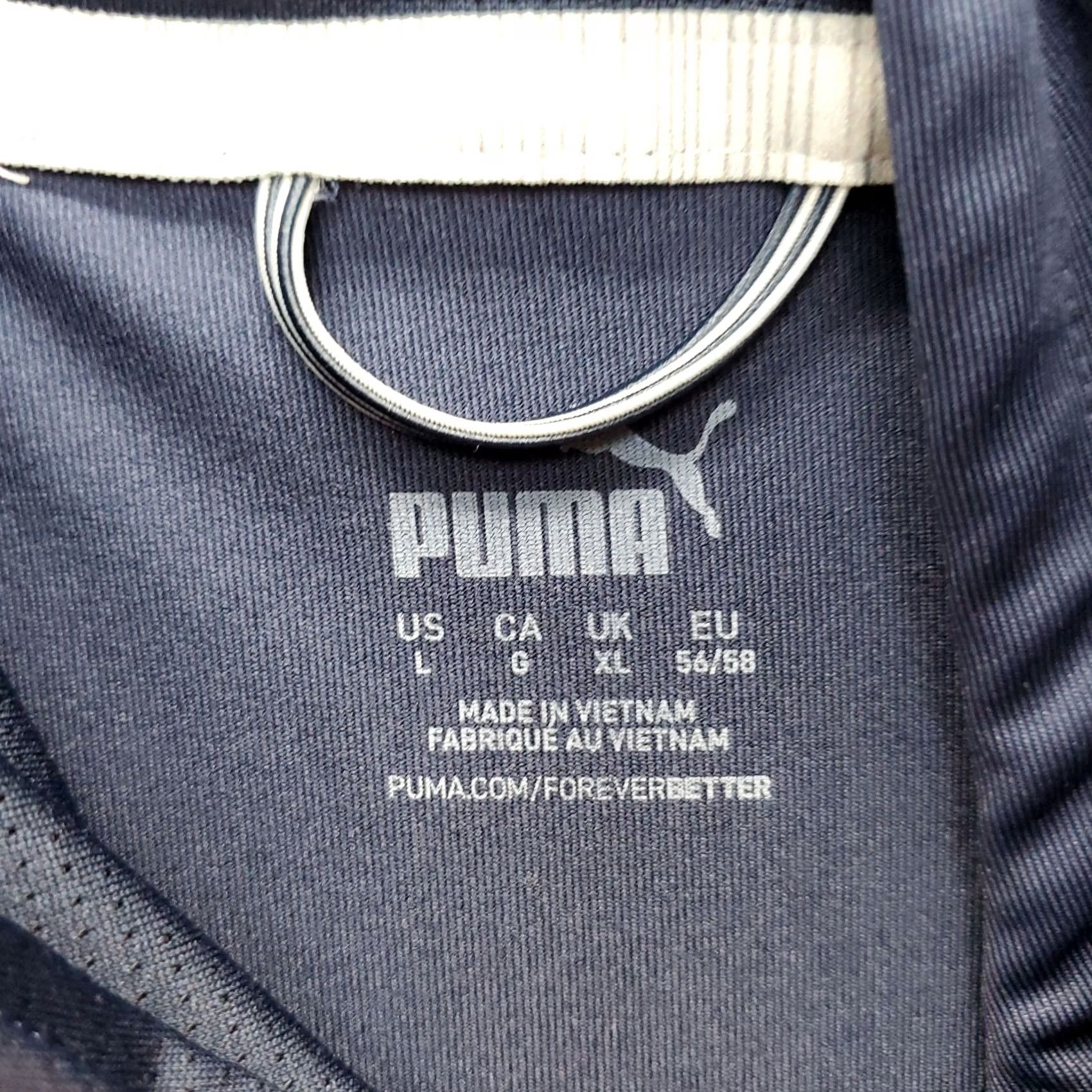 Puma PUMA Golf Hoodie Mens Large Navy Colorblock Performance Stretch Zip Pocket Size US L / EU 52-54 / 3 - 5 Thumbnail