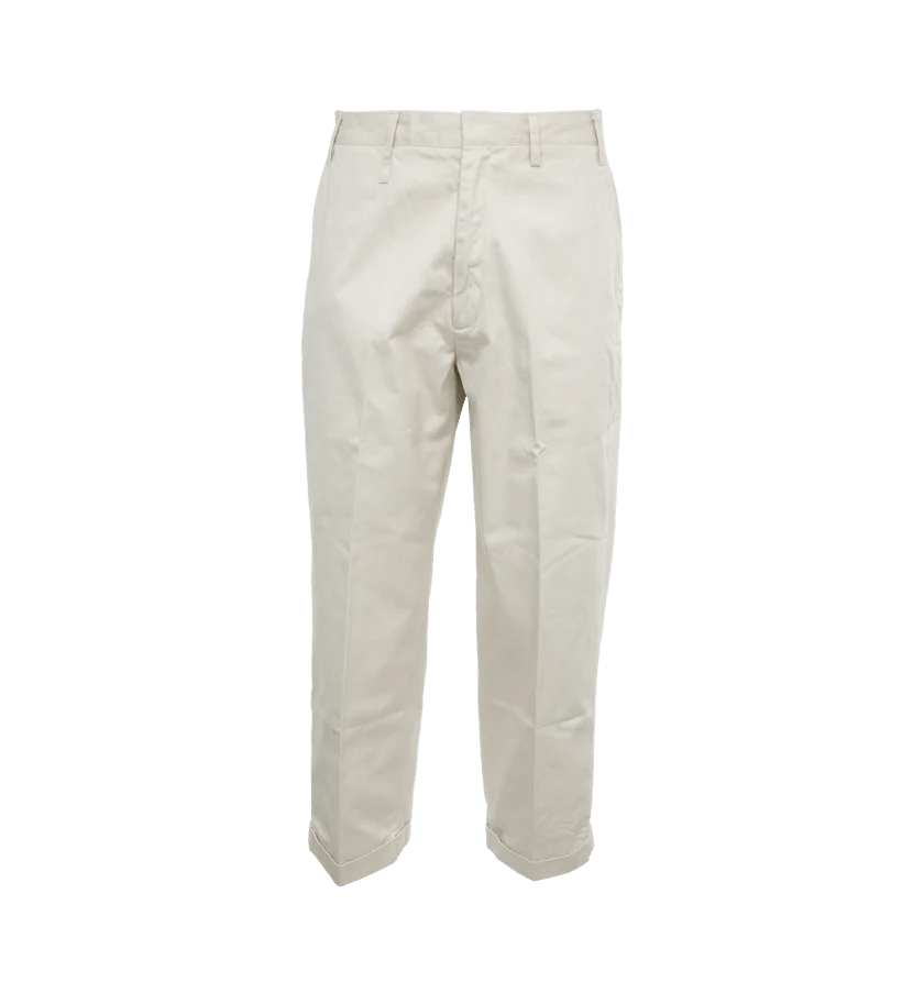 Human Made o1h1sh11224 Wide Cropped Pants in White Size US 30 / EU 46 - 1 Thumbnail