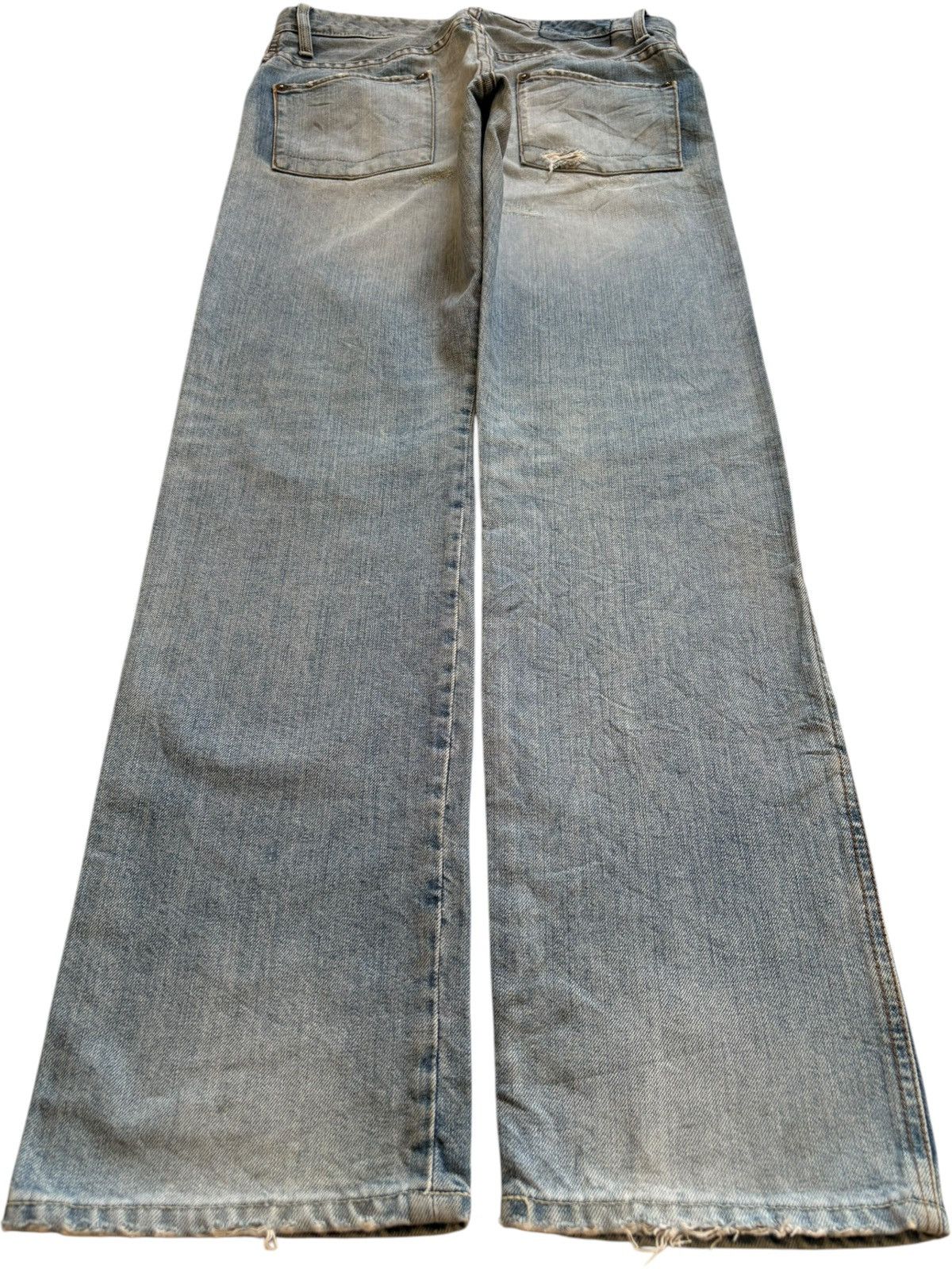 Japanese Brand SALES🔥Vintage Japanese Brand Mud Wash Distressed Jeans Size US 31 - 2 Thumbnail