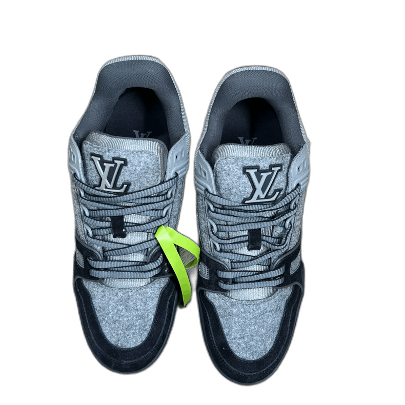 Louis Vuitton LV Trainer Black Gray Sneakers 40.5 Size US 10 / EU 43 - 1 Thumbnail