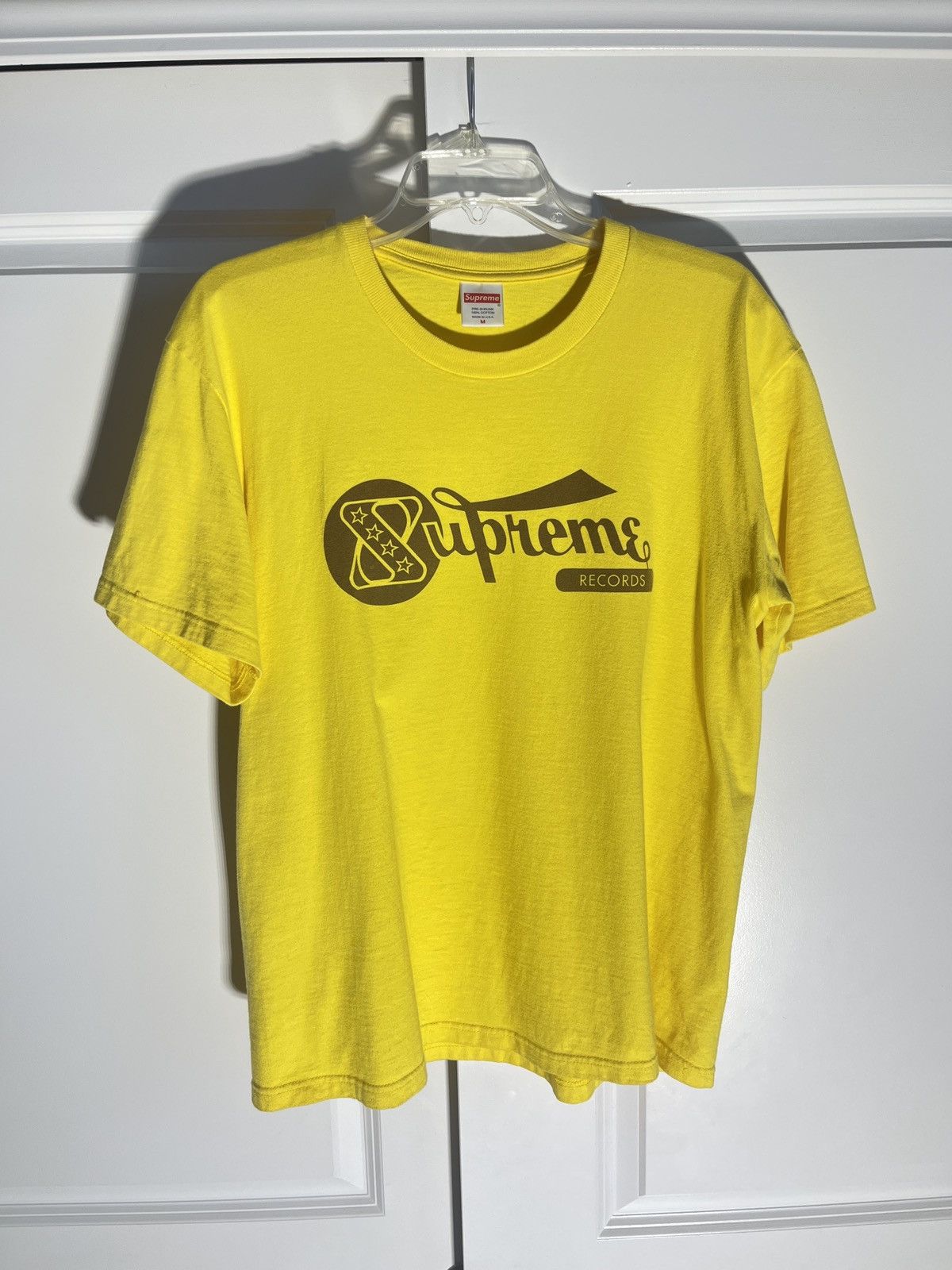 Supreme Supreme records tee M Rare Size US M / EU 48-50 / 2 - 1 Thumbnail