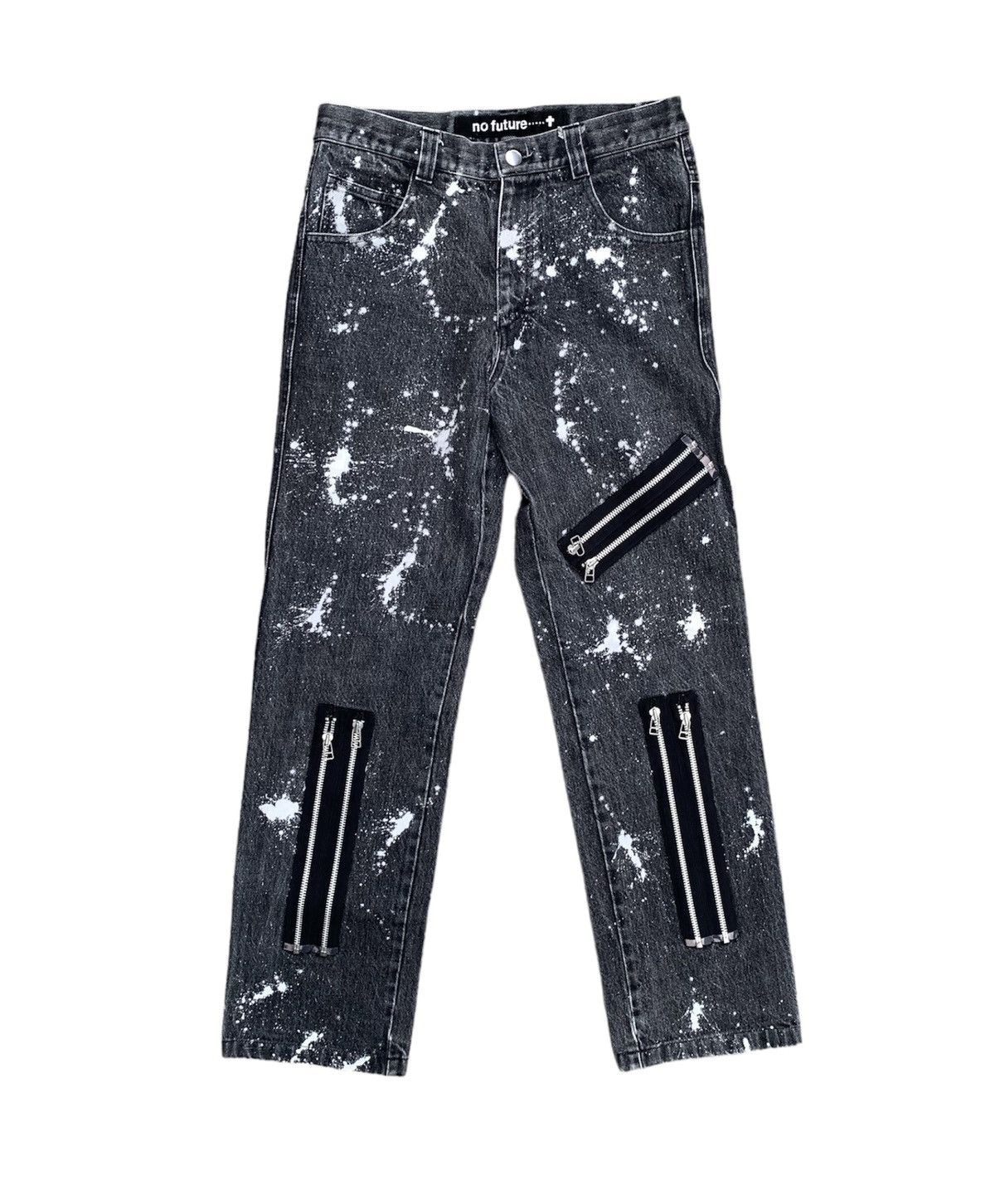 Japanese Brand × No Future No Future Zipper Jeans Size US 30 / EU 46 - 1 Thumbnail