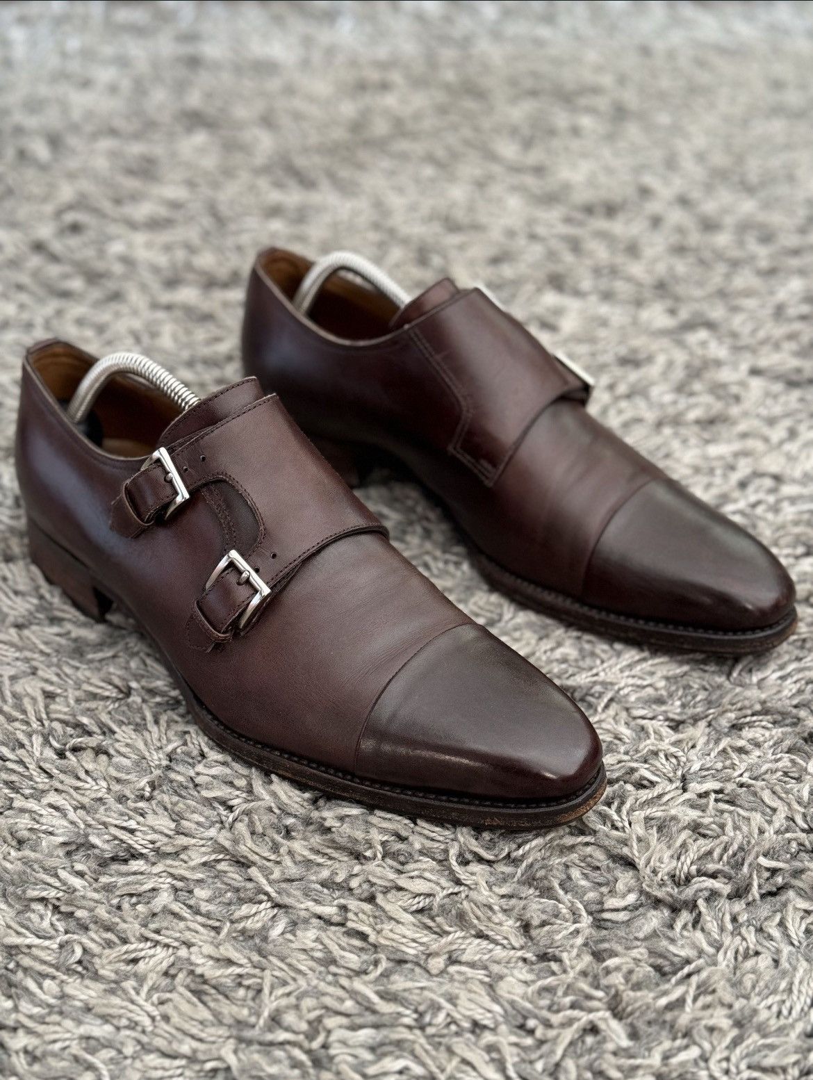Gravati Gravati leather derby shoes formal hand made in Italy Size US 7 / EU 40 - 1 Thumbnail