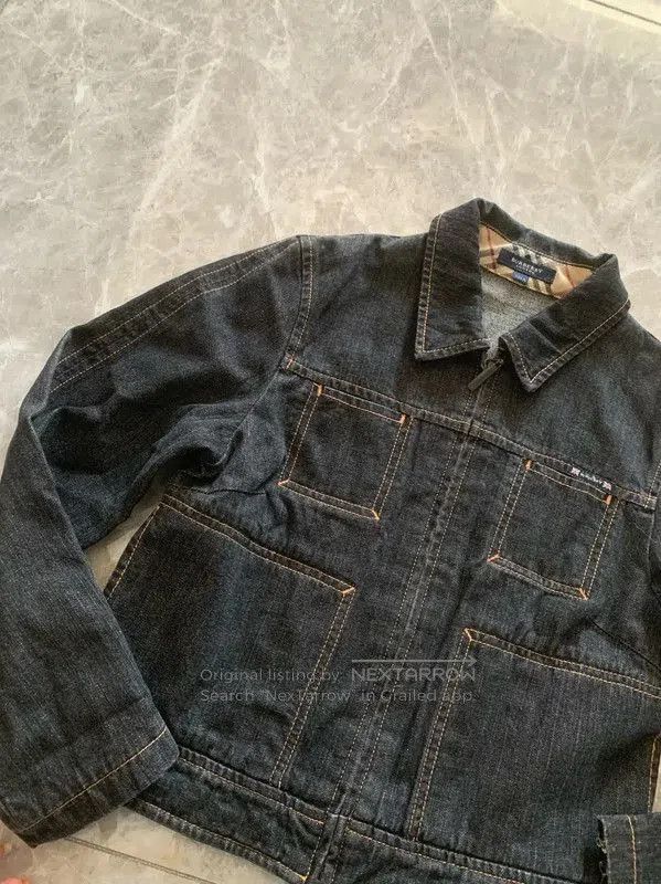 Burberry Burberry Black Cotton Women's Jacket. Size XS / US 0-2 / IT 36-38 - 4 Thumbnail