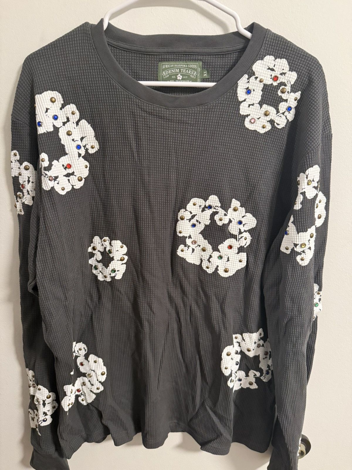 DENIM TEARS Denim Tears Rhinestone Thermal Size US XL / EU 56 / 4 - 1 Thumbnail