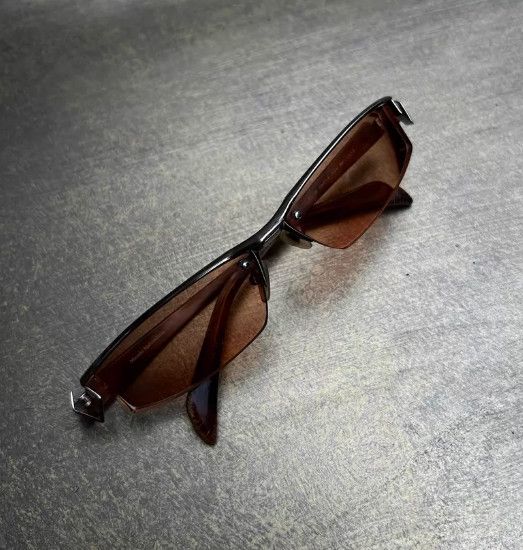 Masaki Matsushima Masaki Matsushima Early Half-Rim Sunglasses Size ONE SIZE - 8 Thumbnail