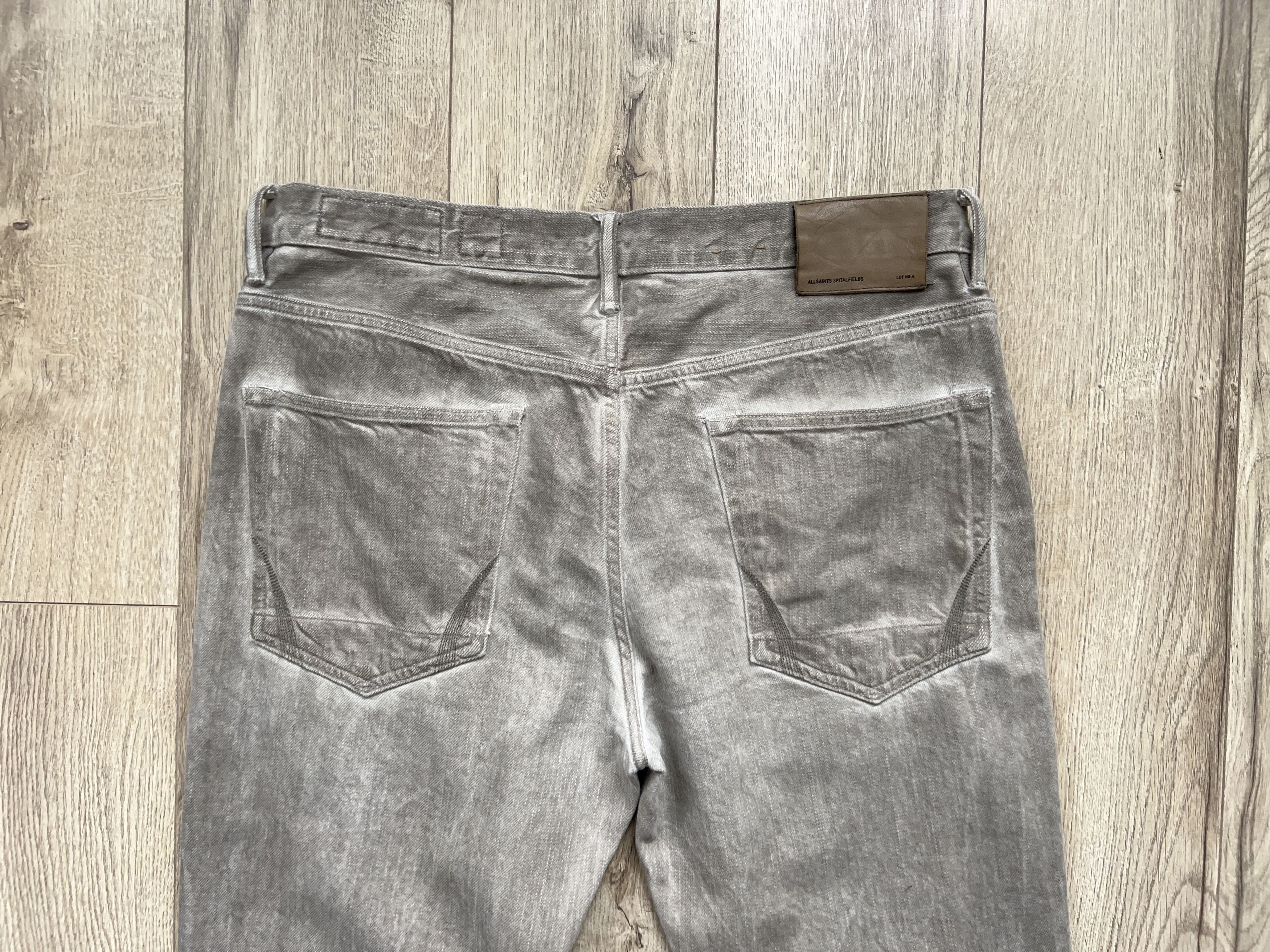 Allsaints Tumble Iggy Washed Cotton Denim Pants Jeans Everyday Size 32 Size US 32 / EU 48 - 2 Thumbnail