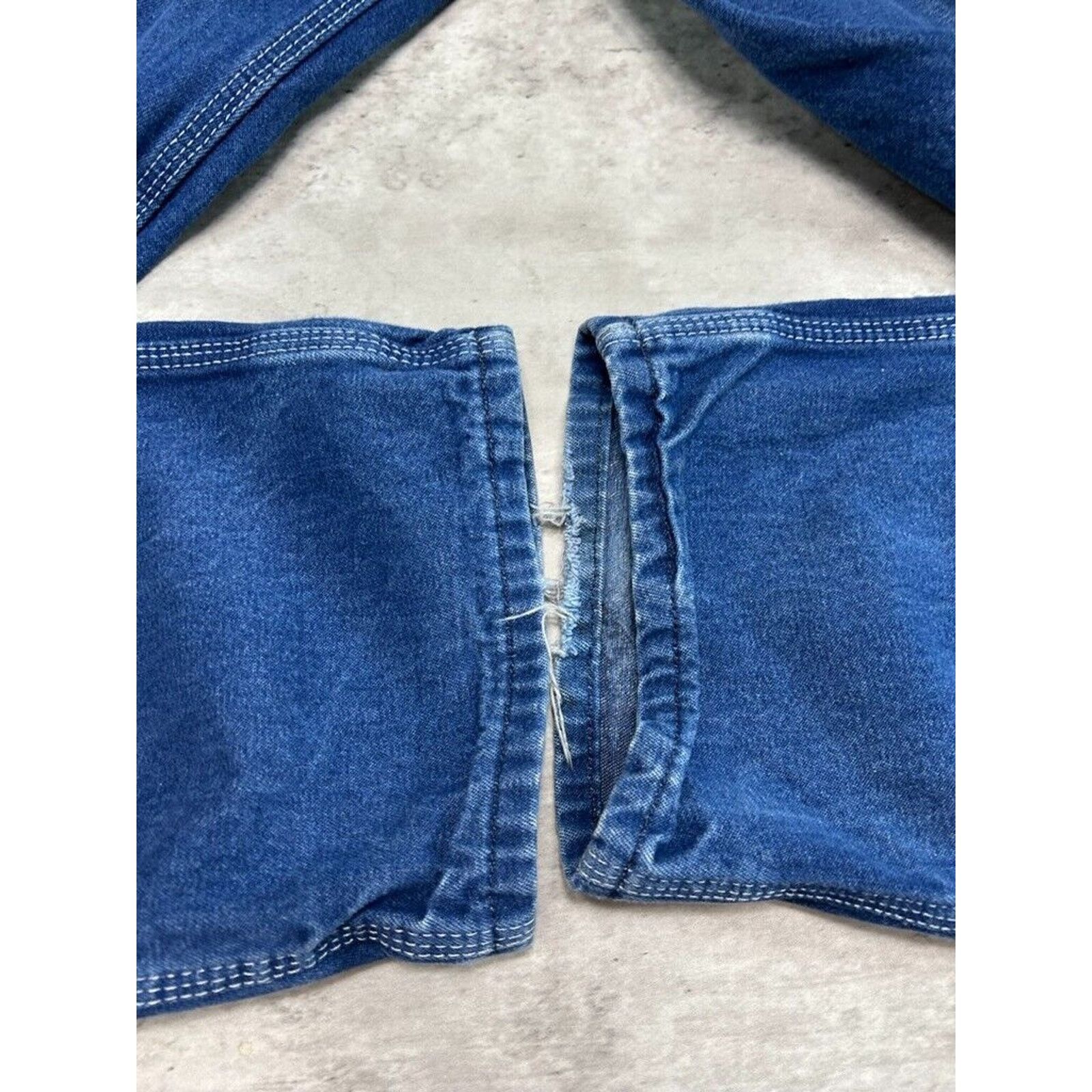 Other Vintage Key Work Wear Dark Wash Carpenter Pants Size 35 Blue Size US 35 - 6 Thumbnail