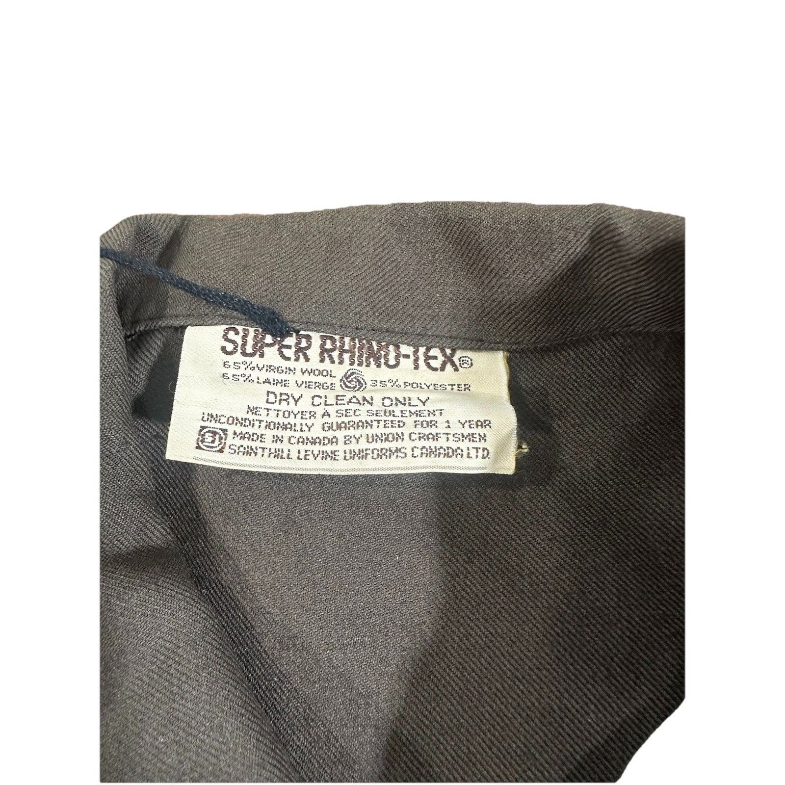 Vintage Vintage Super Rhino Tex Wool Poly Uniform Jacket Made in Can Size US L / EU 52-54 / 3 - 3 Thumbnail