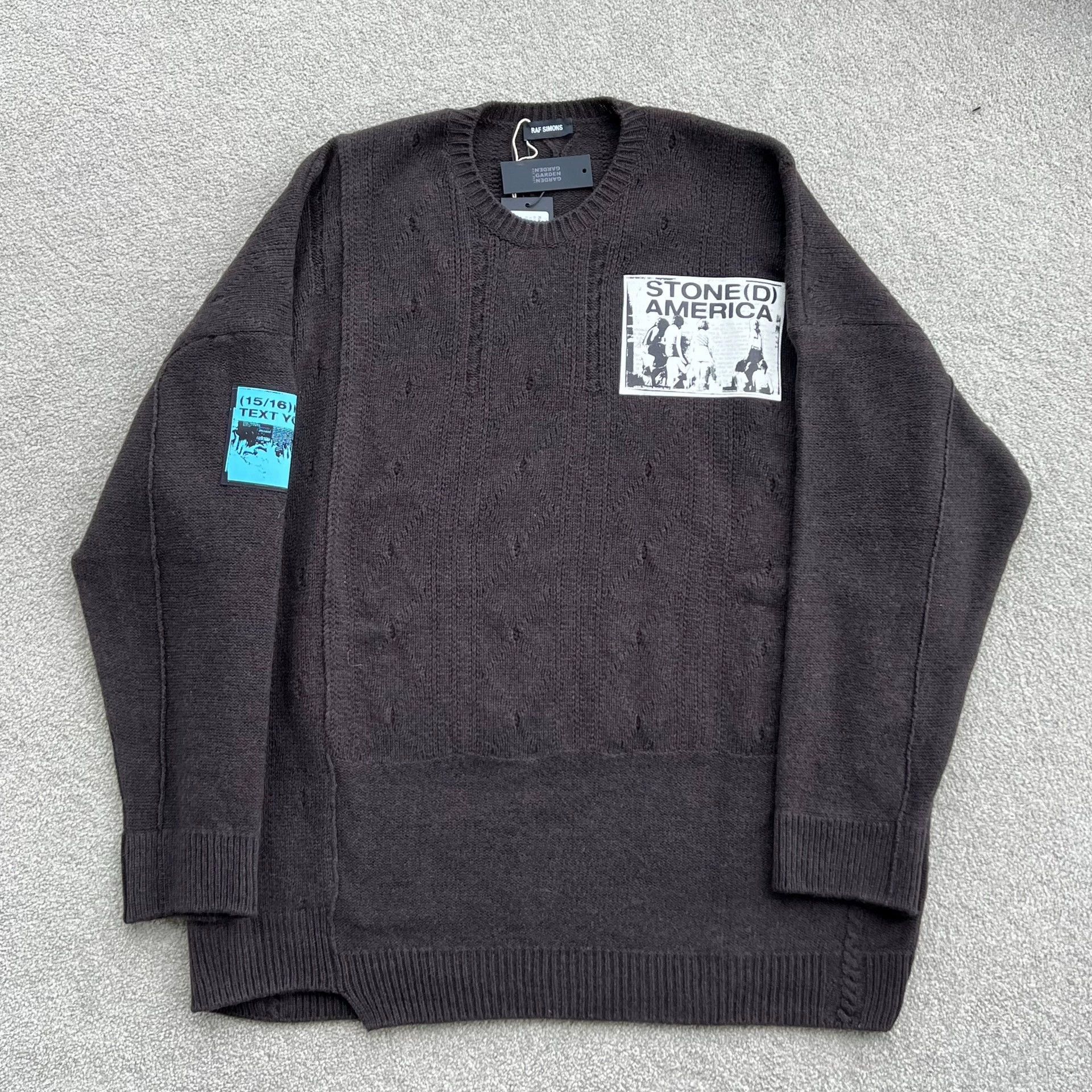 Raf Simons Raf Simons 20SS fashion show black silhouette sweater -DMC Size US S / EU 44-46 / 1 - 1 Thumbnail