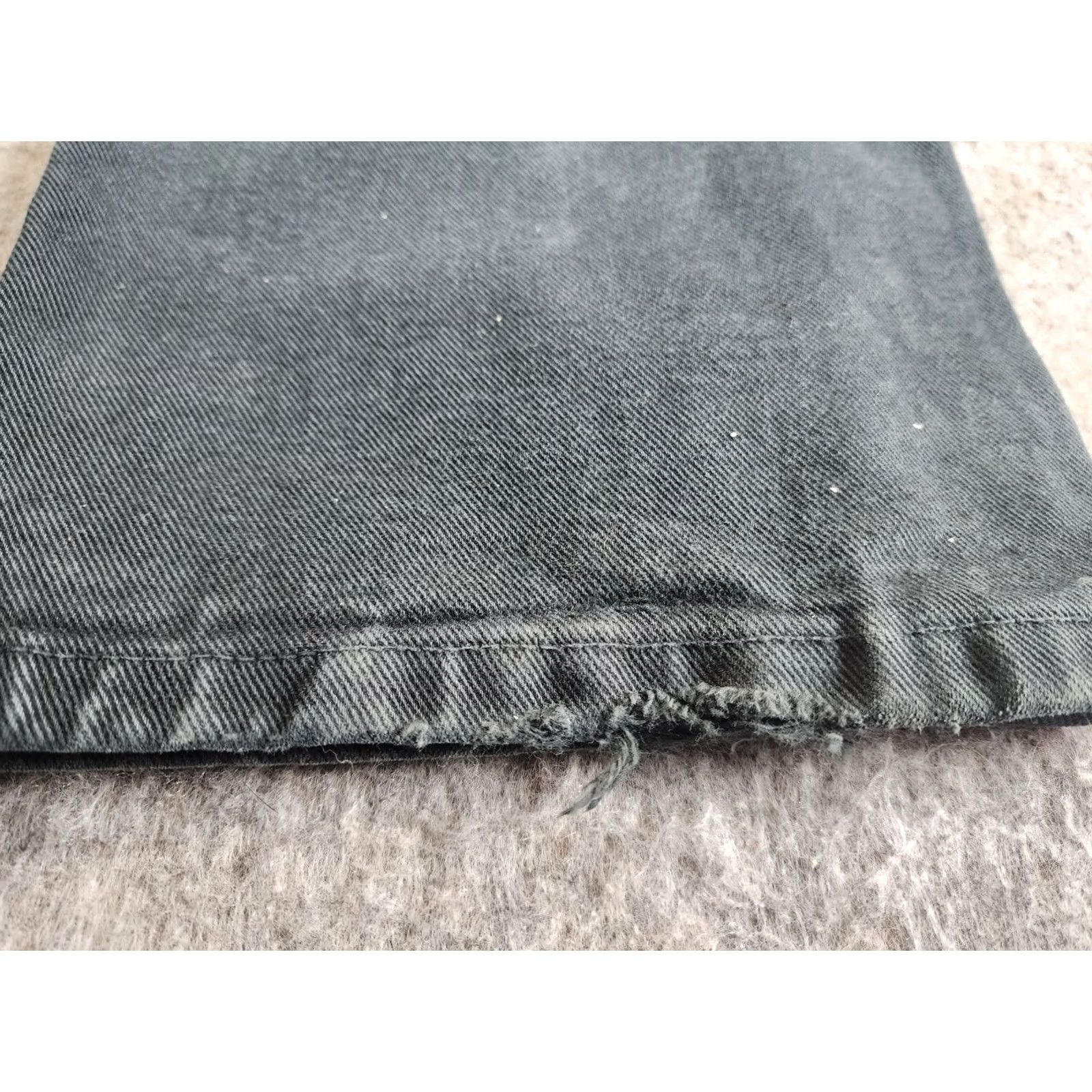Chaps Chaps Ralph Lauren Jeans Men 34 x 30 Black Denim Straight Leg Vintage No holes 5-Pocket Logo, USA, Regular Fit, Cotton Denim Jeans Size US 34 / EU 50 - 5 Thumbnail
