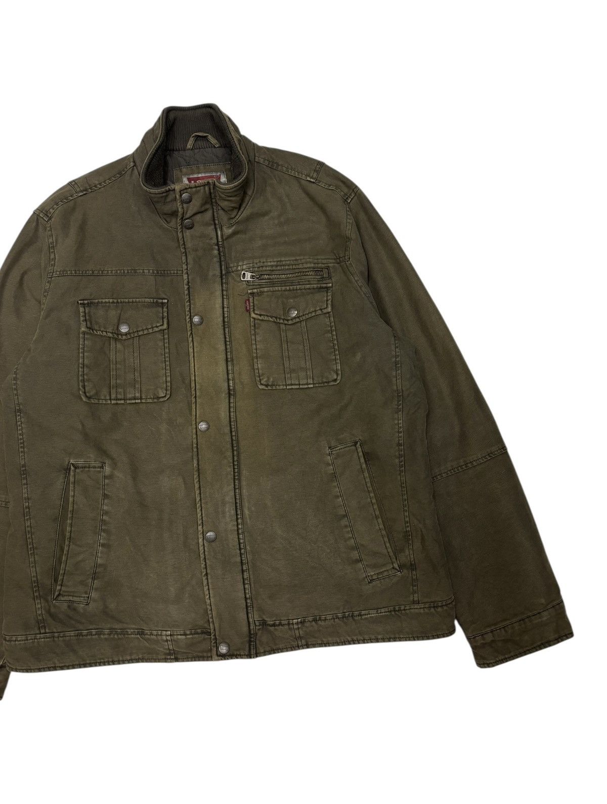 Levi's Vintage Levis Quilted Lined Field Jacket Olive Size US XL / EU 56 / 4 - 7 Thumbnail