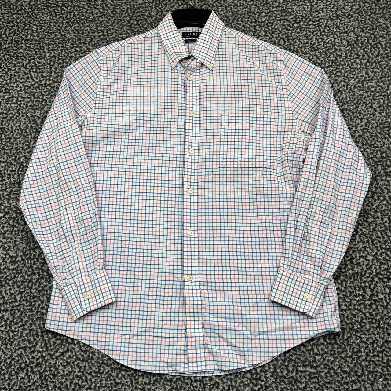 Lauren Ralph Lauren Lauren Ralph Lauren Button Up Shirt Men 16 34/35 L Stretch Size US L / EU 52-54 / 3 - 1 Thumbnail