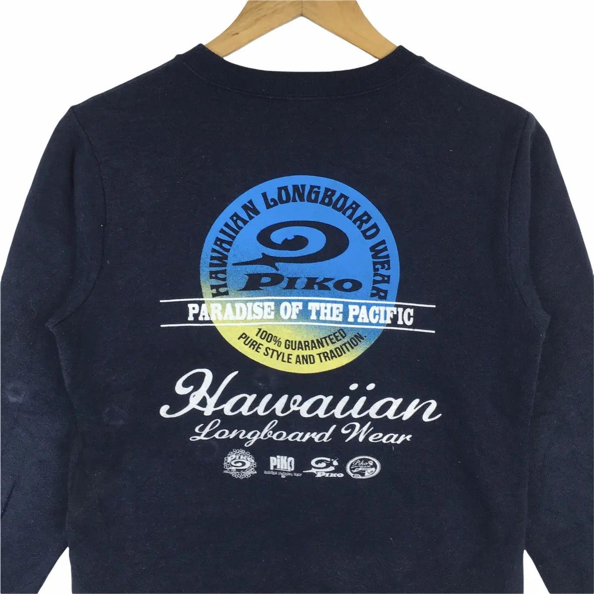 Vintage Vtg PIKO SURFING Beach Summer Crewneck Sweater Sweatshirt Size S / US 4 / IT 40 - 6 Thumbnail