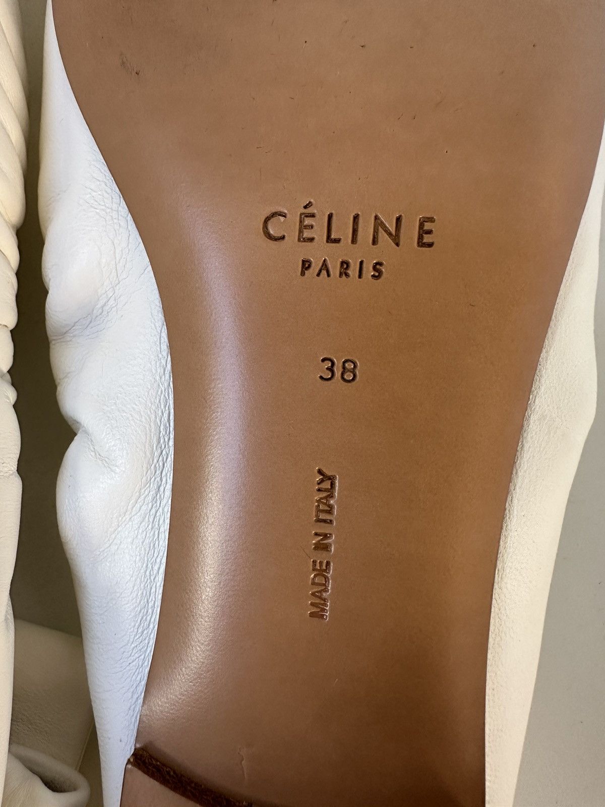 Old Celine Ballerina Phoebe Philo Era Flats New