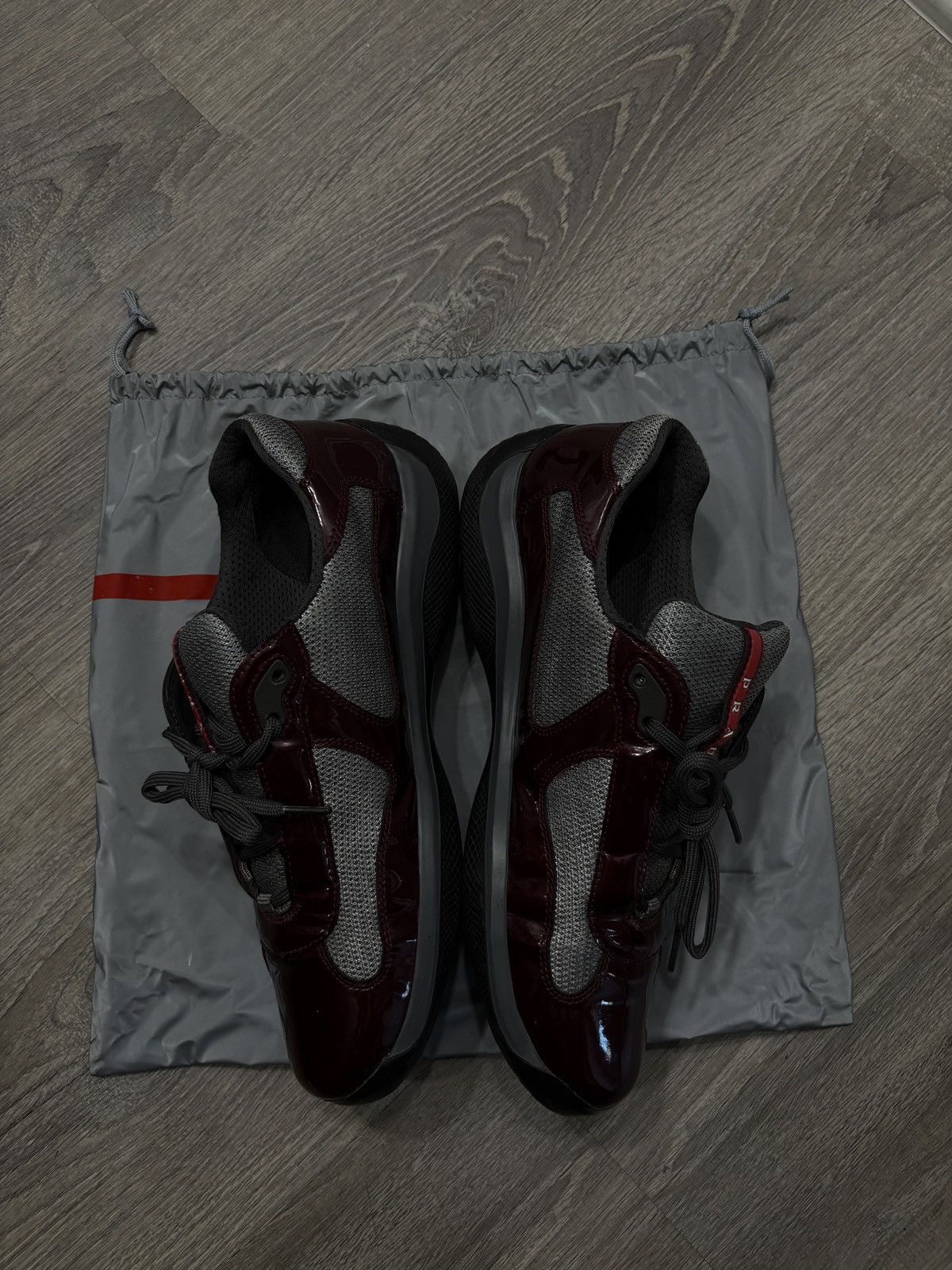 Prada Prada America’s Cup - Burgundy/Grey Size 10UK With Dustbag Size US 11.5 / EU 44-45 - 10 Thumbnail