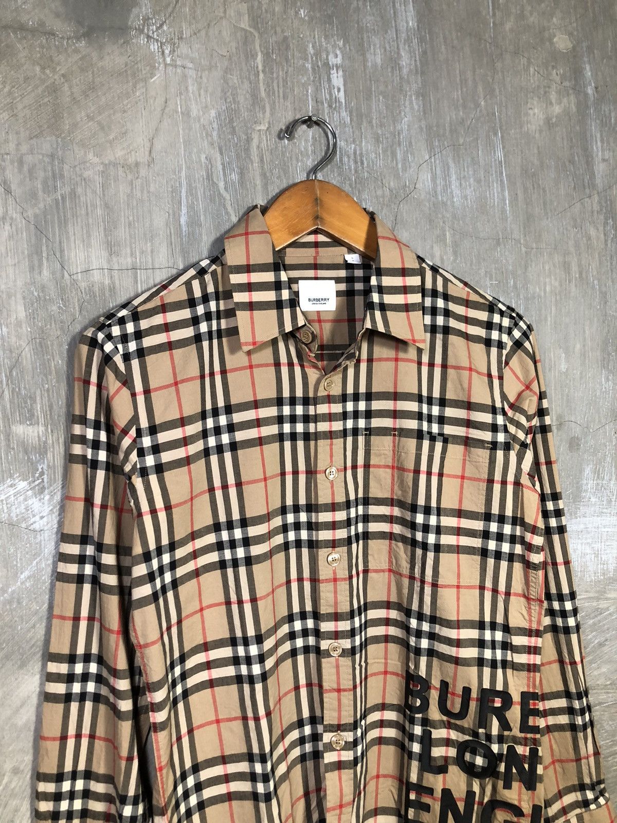 Burberry × Designer × Vintage Burberry London England Logo Print Checked Size US S / EU 44-46 / 1 - 3 Thumbnail