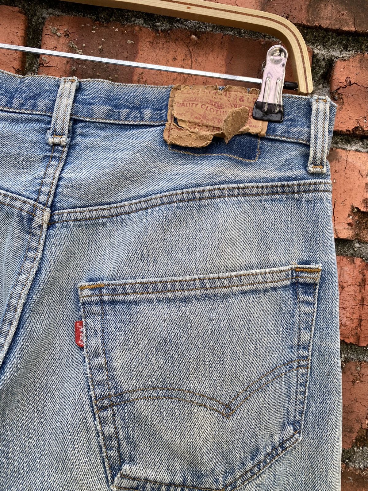 Levi's Vintage Clothing W32x32 Vintage levi's 501 distressed made in USA Size US 32 / EU 48 - 8 Thumbnail