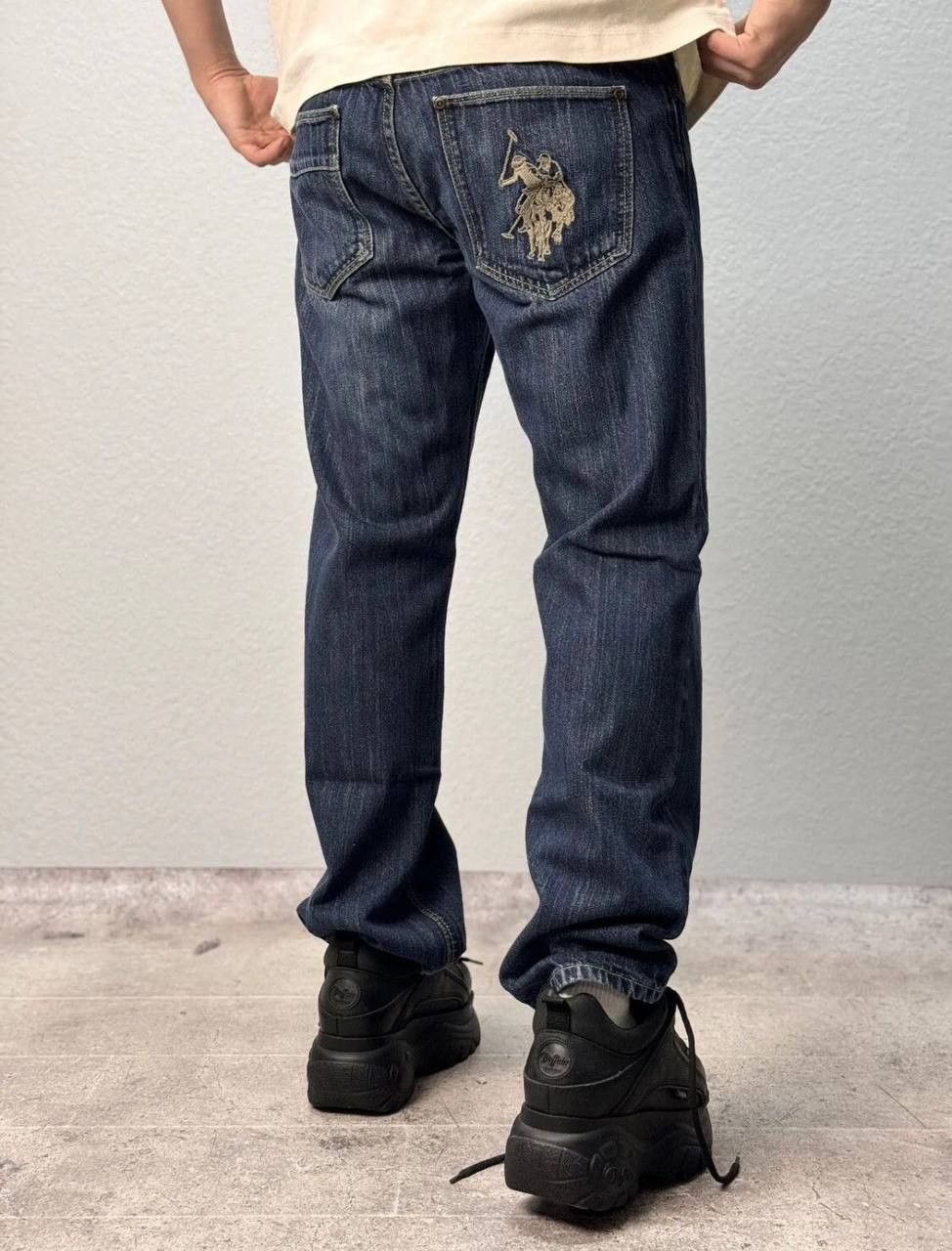 Polo Ralph Lauren × U.S. Polo Assn. × Vintage Polo Ralph Lauren Denim Jeans Pants Baggy Vintage Size US 32 / EU 48 - 9 Thumbnail