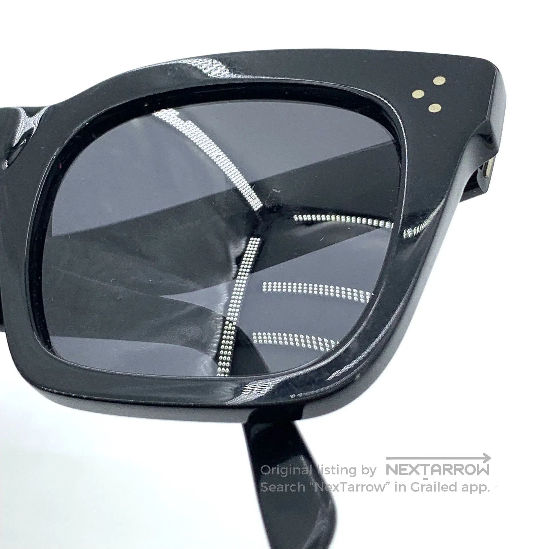 Celine Celine Black Square Frame Sunglasses. Size ONE SIZE - 9 Thumbnail