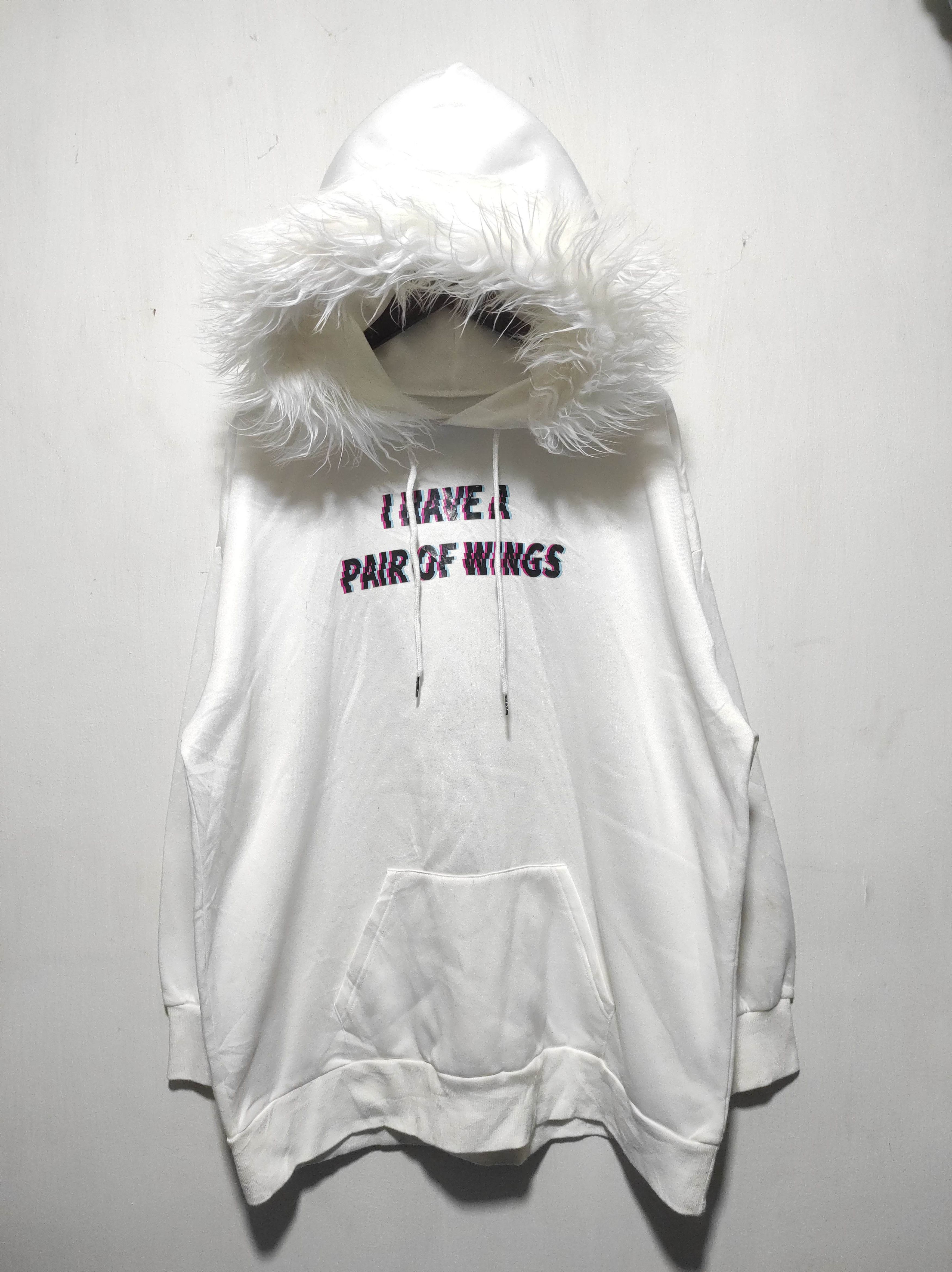 Japanese Brand Shein Wings Fur Hoodie IfSixWasNine LGB style Size US XL / EU 56 / 4 - 2 Thumbnail