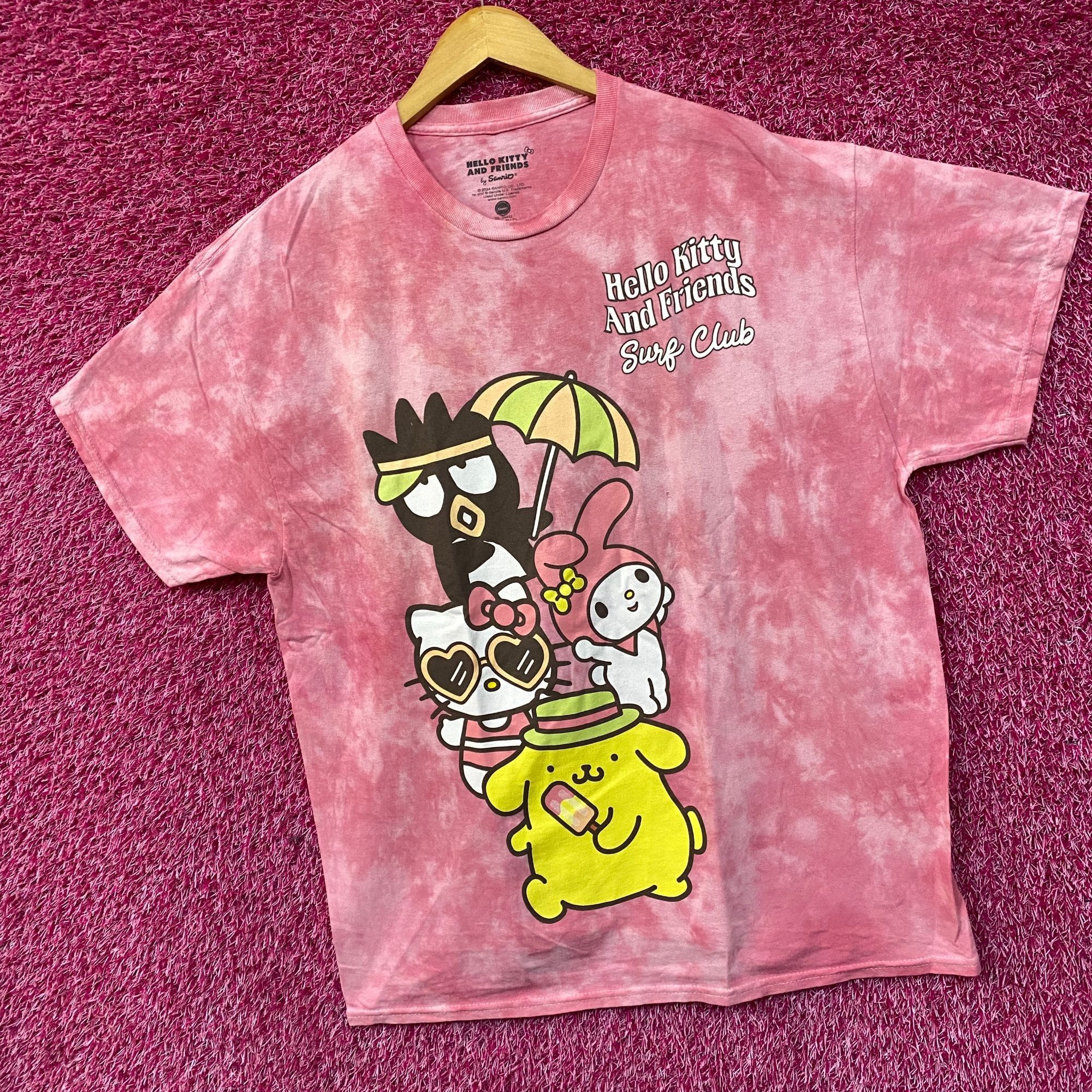 Other Sanrio Hello Kitty And Friends Surf Club Pink Tie Dye T-Shir Size US XL / EU 56 / 4 - 3 Thumbnail