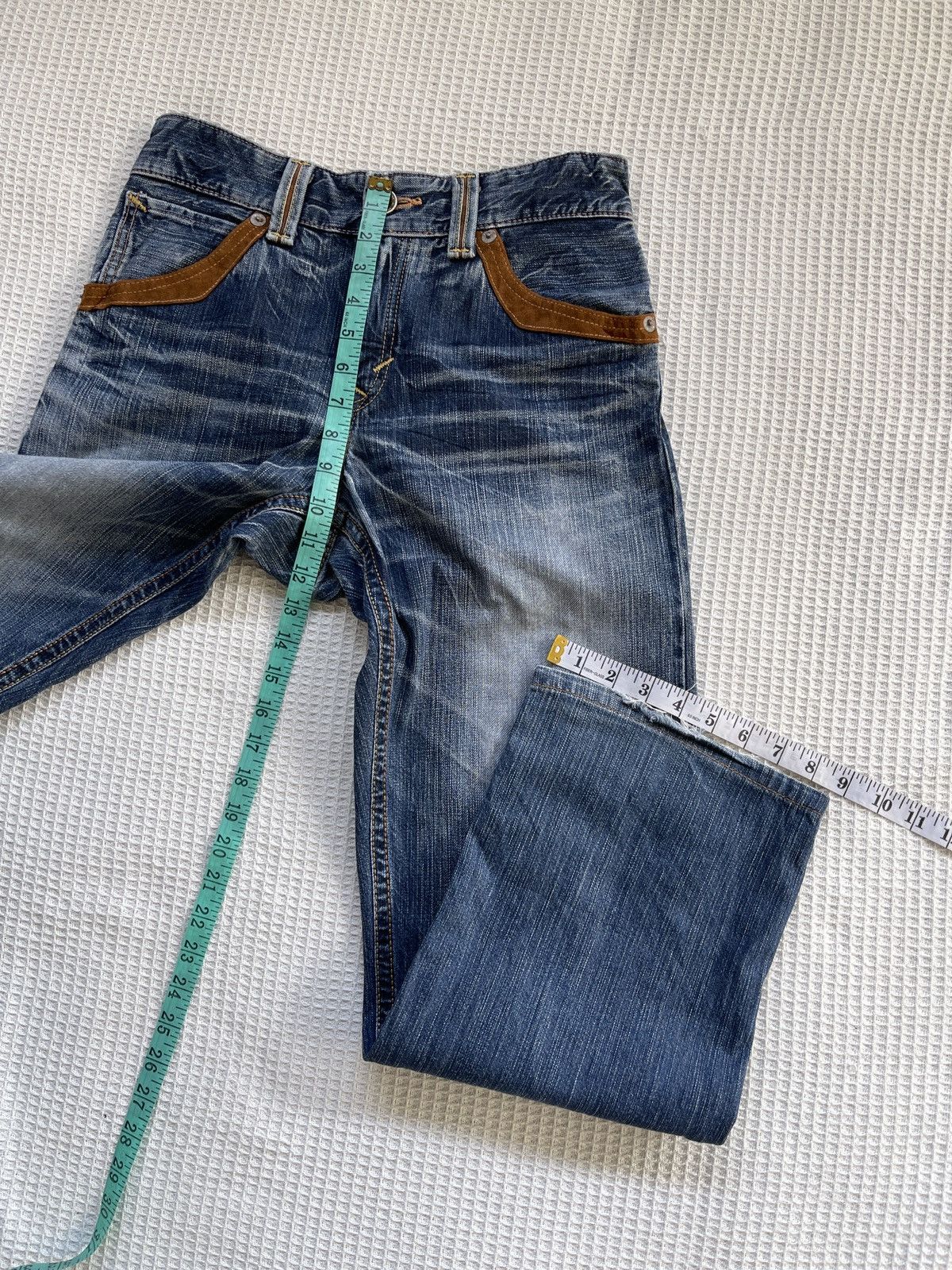 Edwin Last Drop🔥Rare🔥EDWIN Exclusive Vintage Wide Leg Jeans Size US 30 / EU 46 - 14 Thumbnail