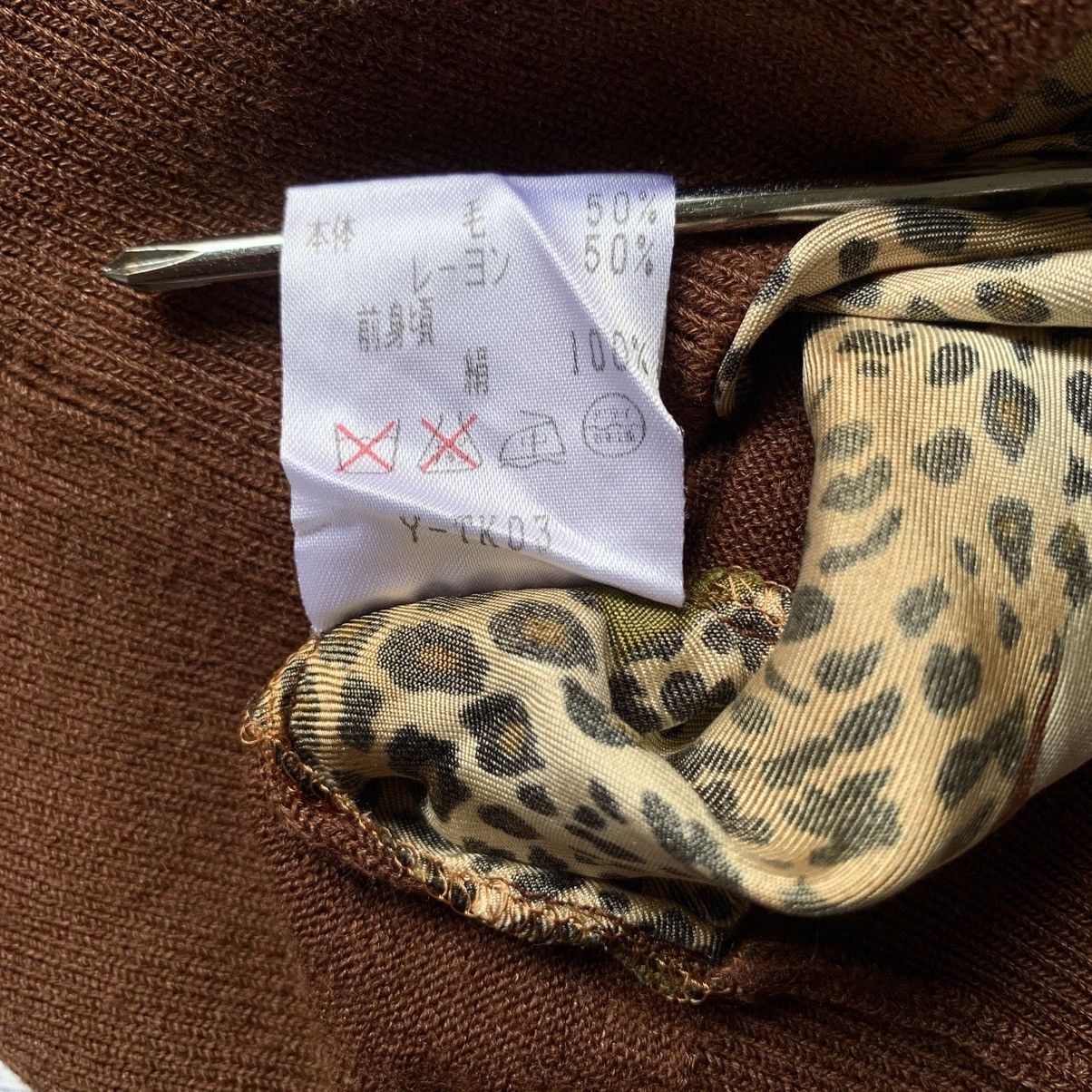 Dior Christian dior sports leopard pattern high neck silk&rayon Size L / US 10 / IT 46 - 12 Thumbnail