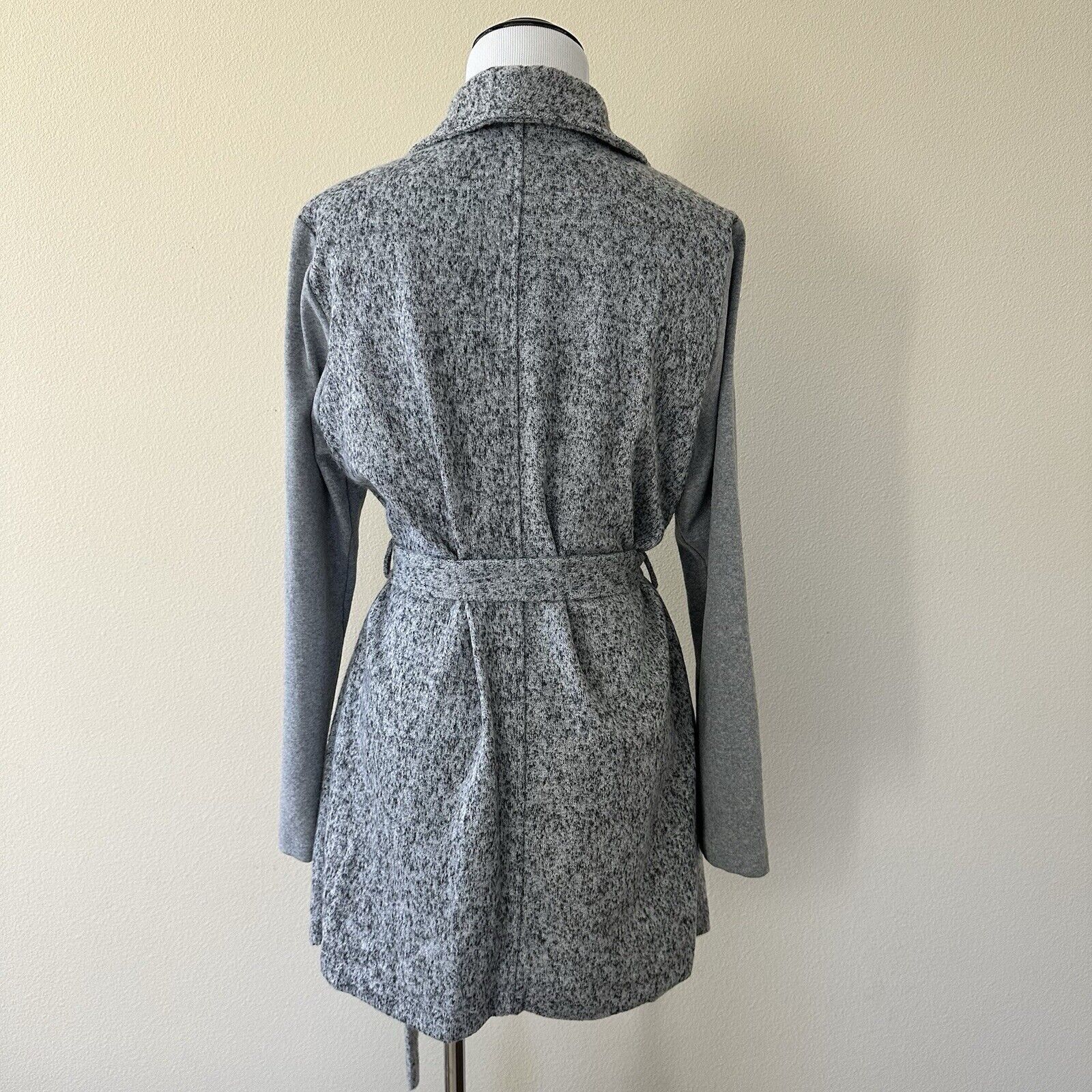 Other Doe & Rae Grey Belted Knit Cardigan Open Front Size US M Size M / US 6-8 / IT 42-44 - 3 Thumbnail
