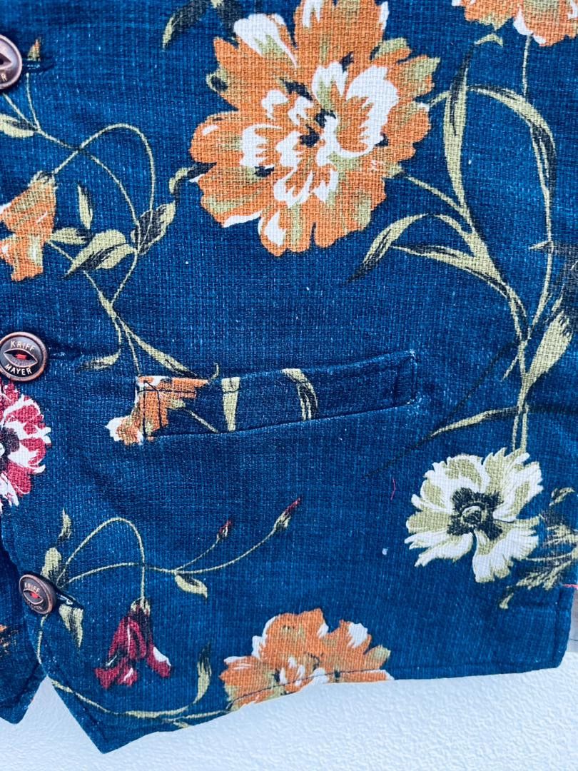 Japanese Brand × Vintage Vintage Kriff Mayer Flower Designer Fashion Style Vest Size US M / EU 48-50 / 2 - 4 Thumbnail