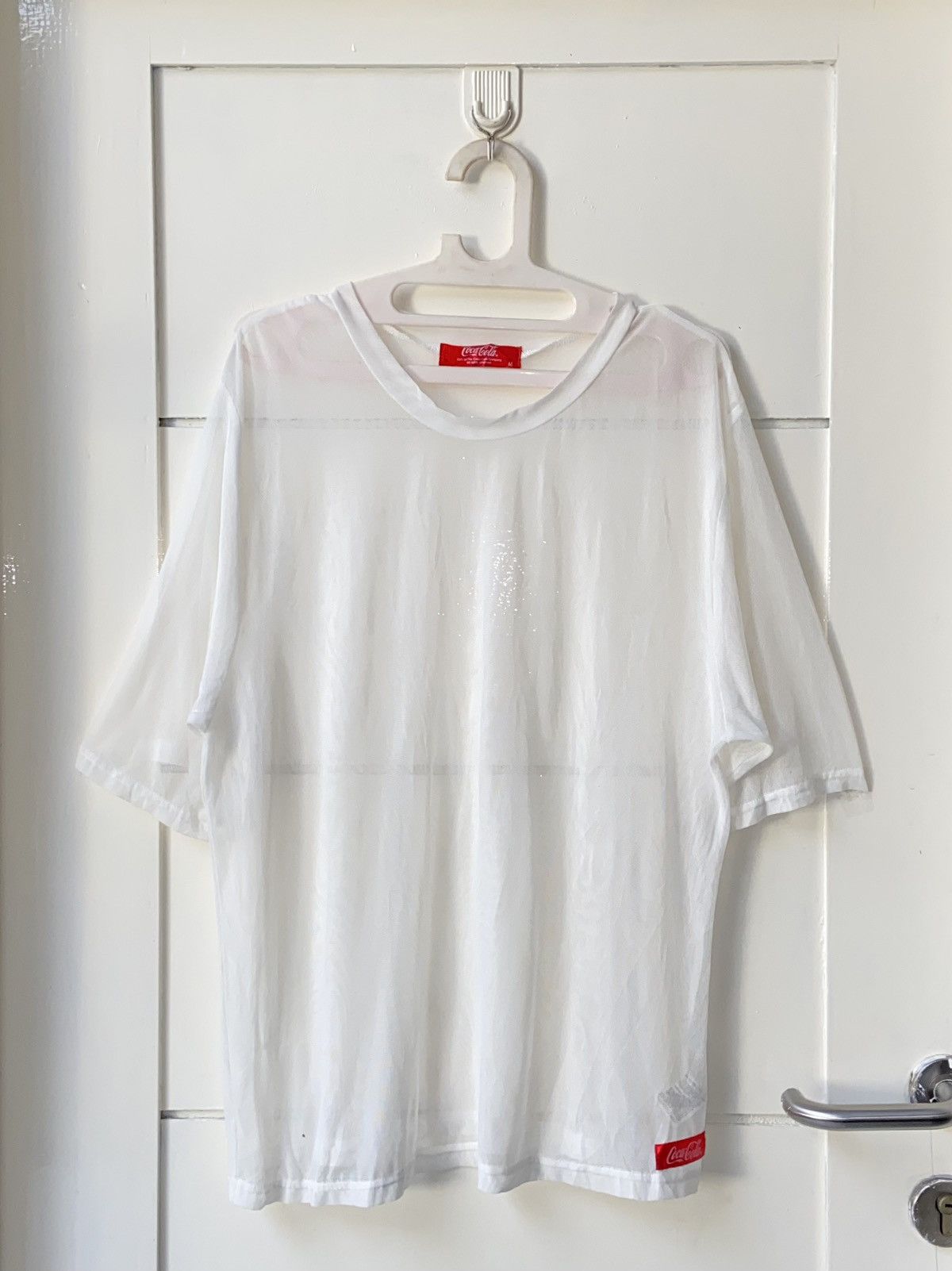 Coca Cola COCA COLA White Mesh T-shirt Size US M / EU 48-50 / 2 - 1 Thumbnail