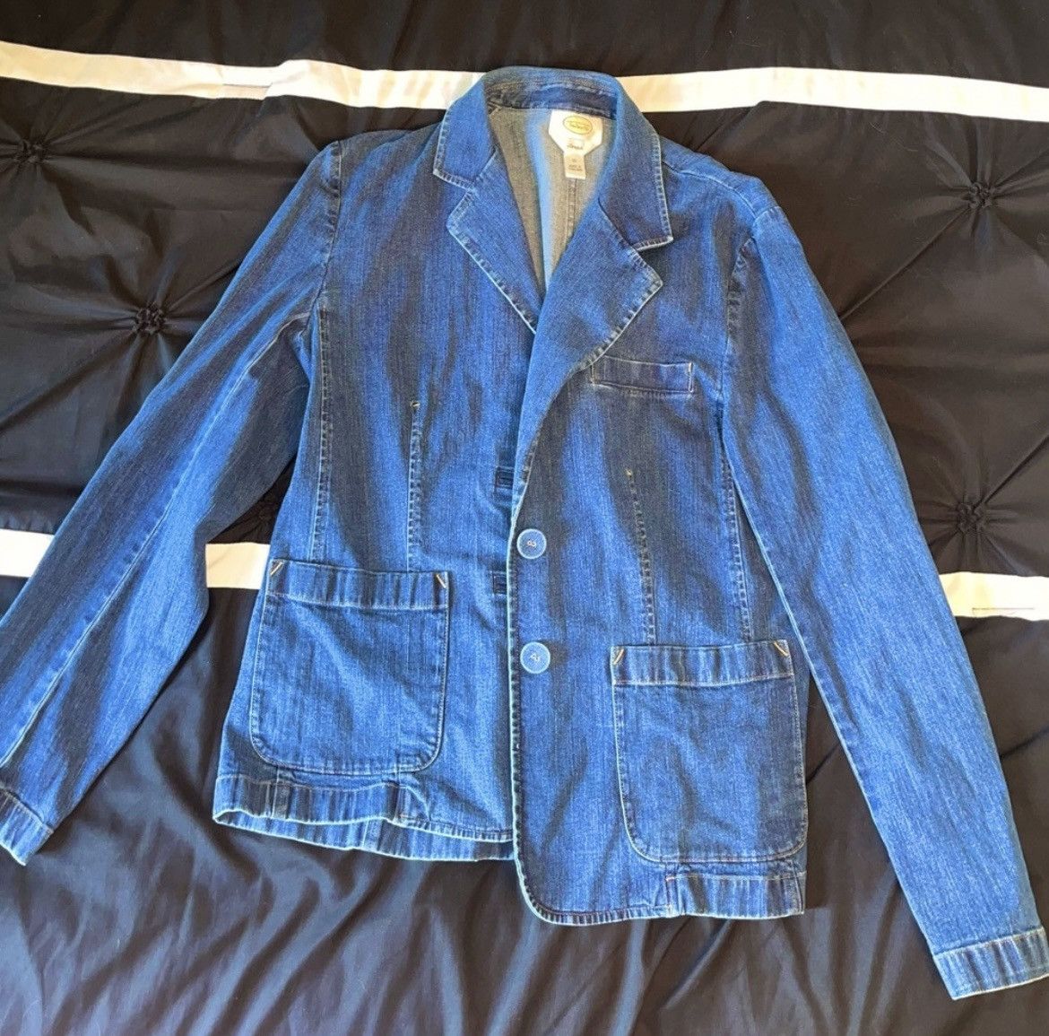 Talbots Women’s denim blazer Size L / US 10 / IT 46 - 1 Thumbnail