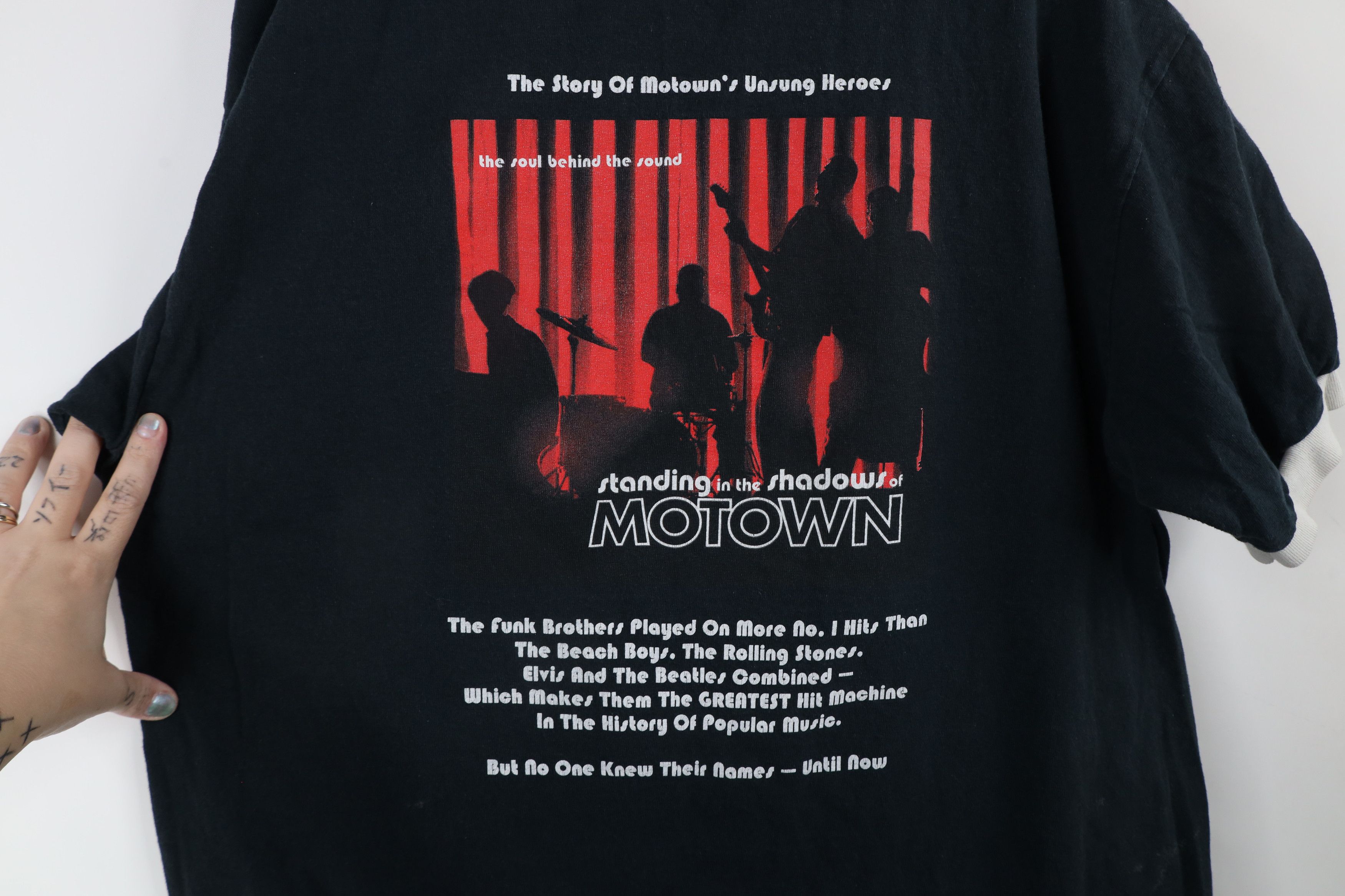 Vintage Vintage Y2K 2002 The Soul Behind the Sound Movie T-Shirt Size US L / EU 52-54 / 3 - 11 Thumbnail