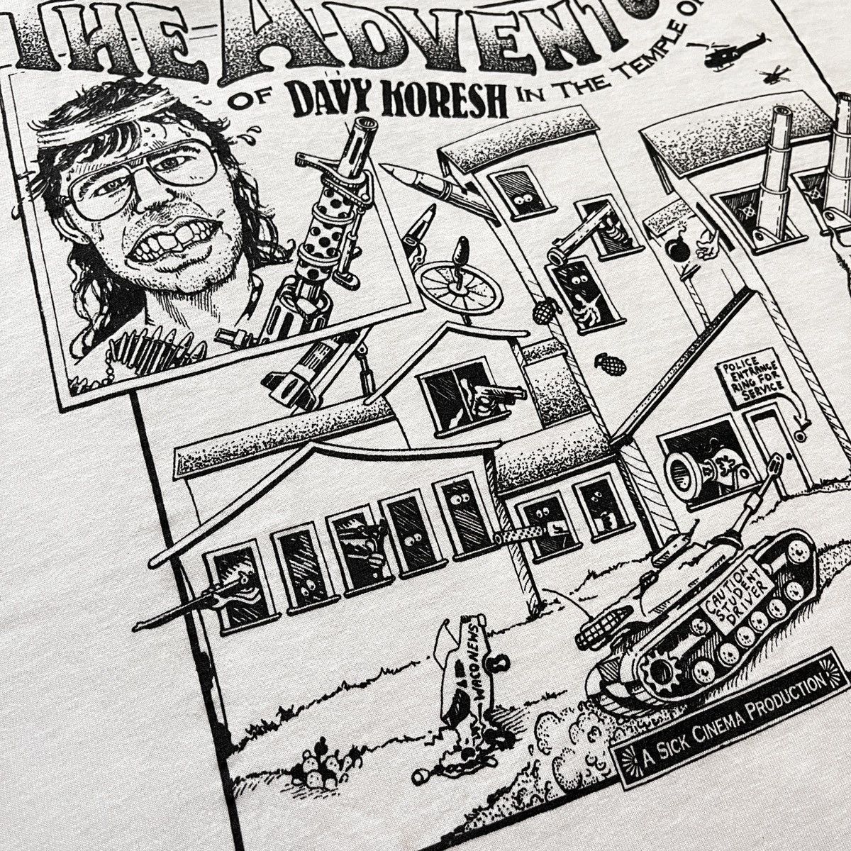 Vintage 1990s The Adventures Of Davy Koresh In The Temple Of Doom Size US XL / EU 56 / 4 - 6 Thumbnail