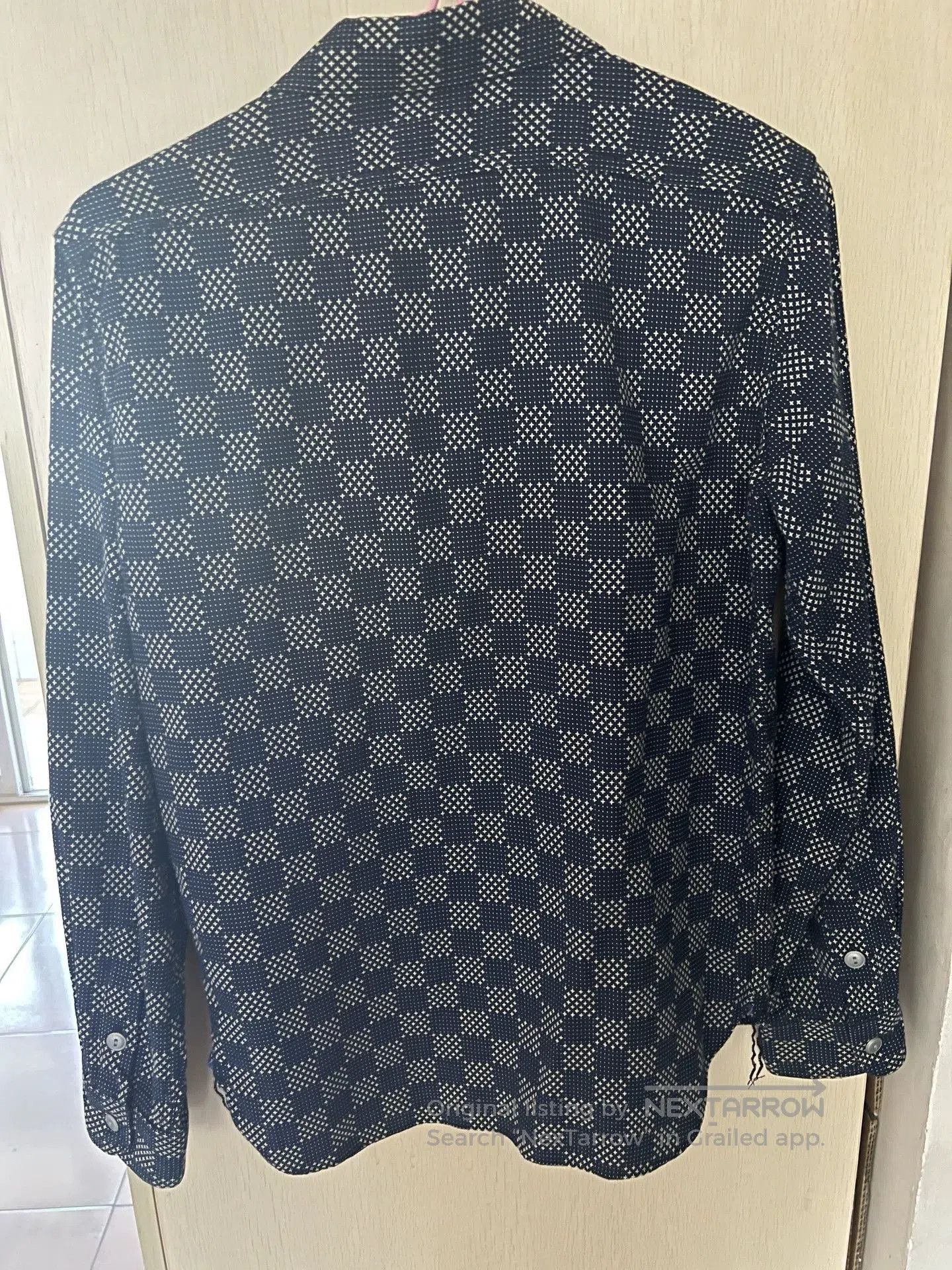 Samurai Jeans Samurai Jeans Indigo Sashiko Short Sleeve Shirt. Size US M / EU 48-50 / 2 - 9 Thumbnail