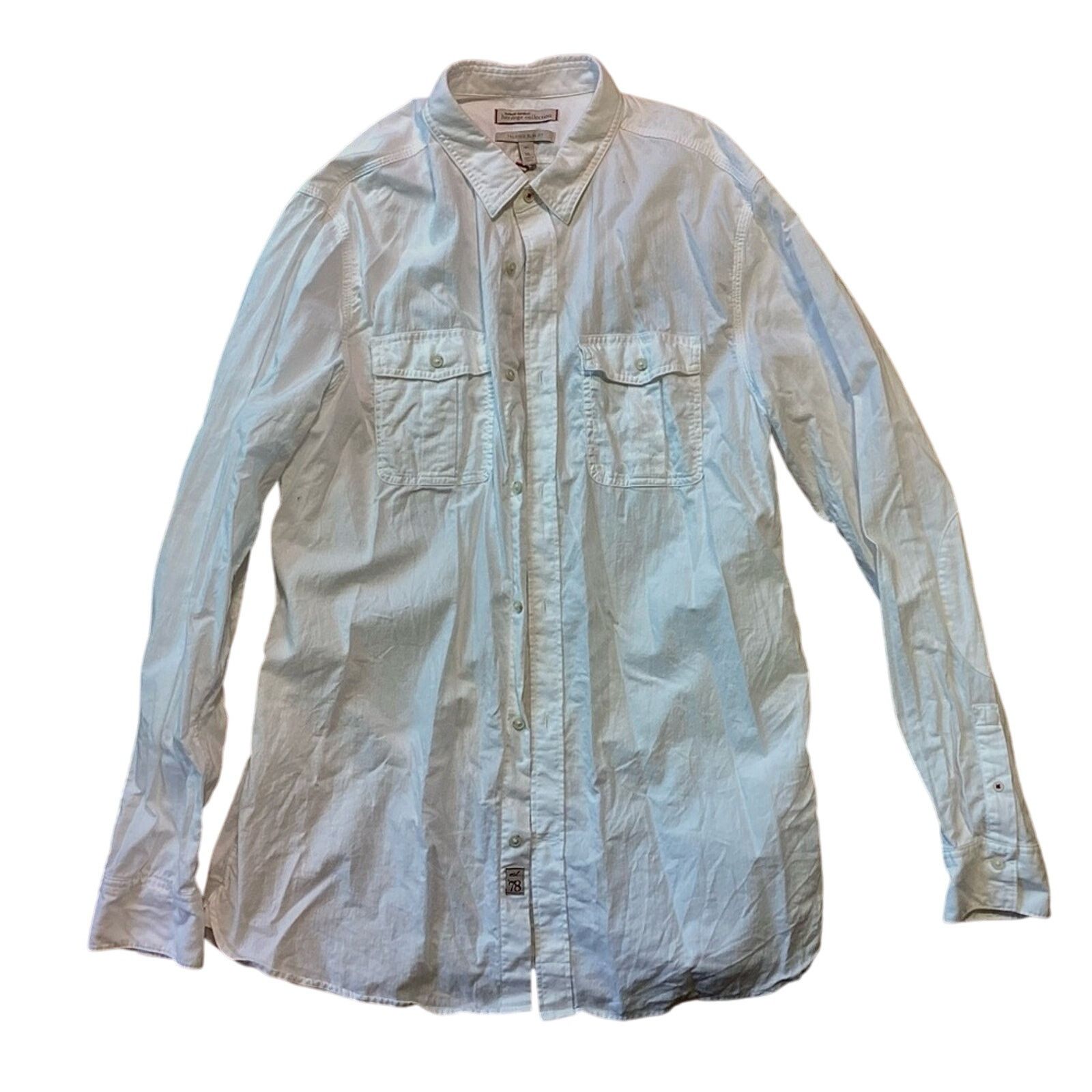 Banana Republic Banana Republic Tailored Slim Fit Button Down Size US XL / EU 56 / 4 - 2 Thumbnail