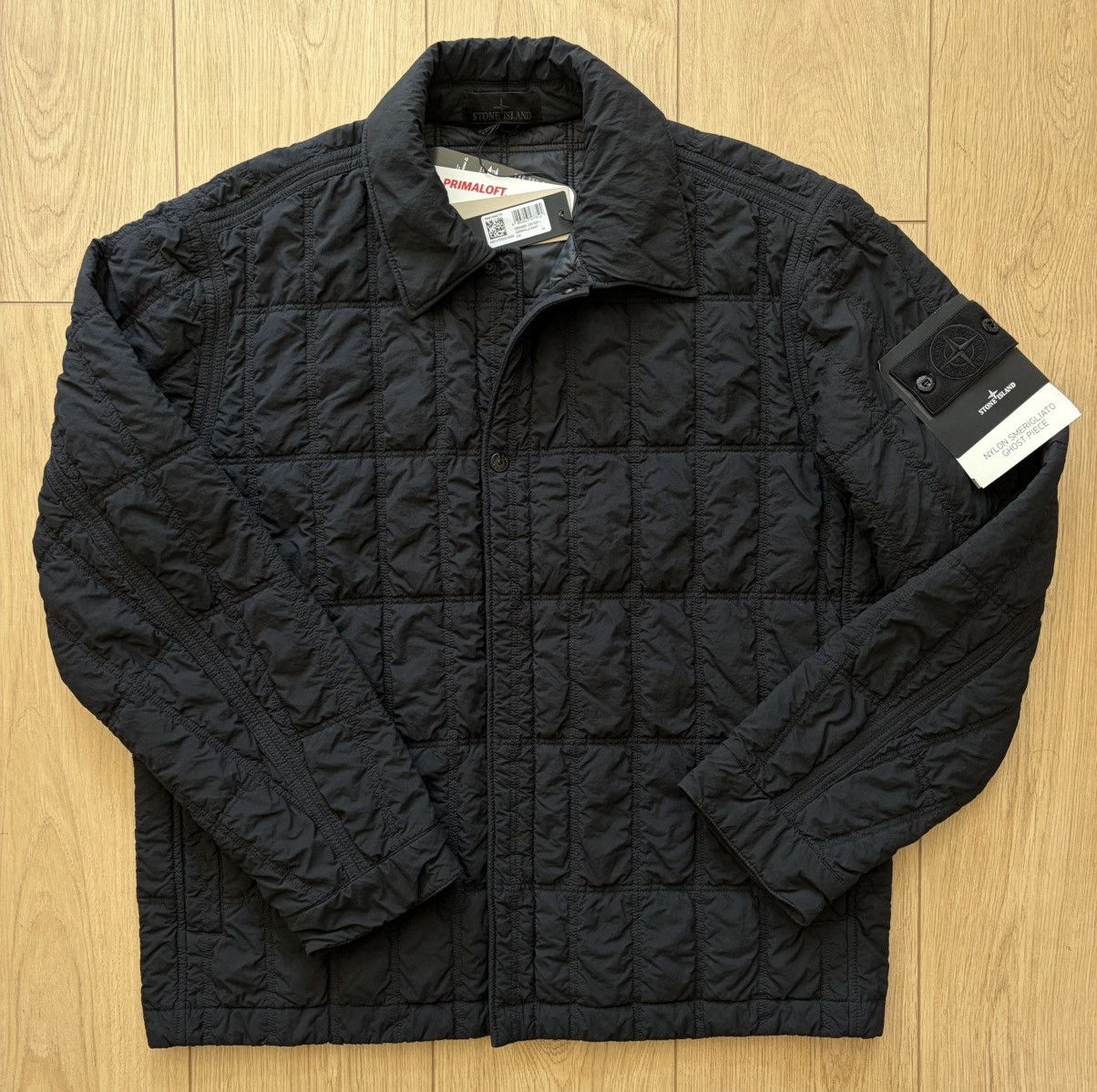 Stone Island Stone Island Black Nylon Smerigliato Jacket - Large Size US L / EU 52-54 / 3 - 2 Thumbnail