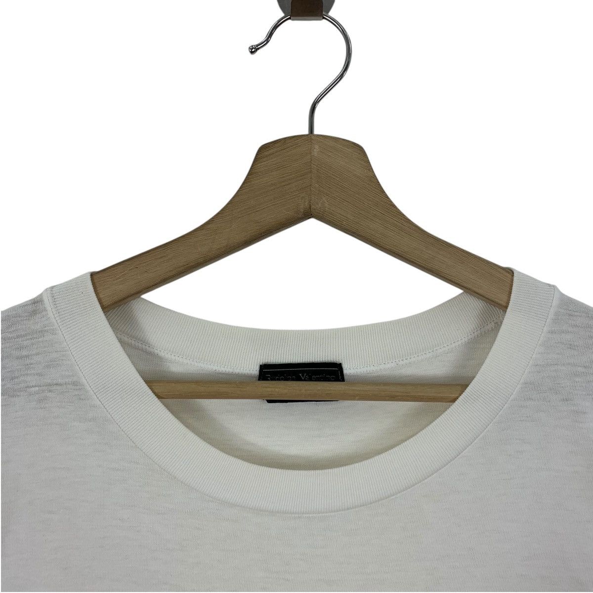 Valentino × Vintage Vintage RUDOLPH VALENTINO embroidery white tee Size US L / EU 52-54 / 3 - 8 Thumbnail