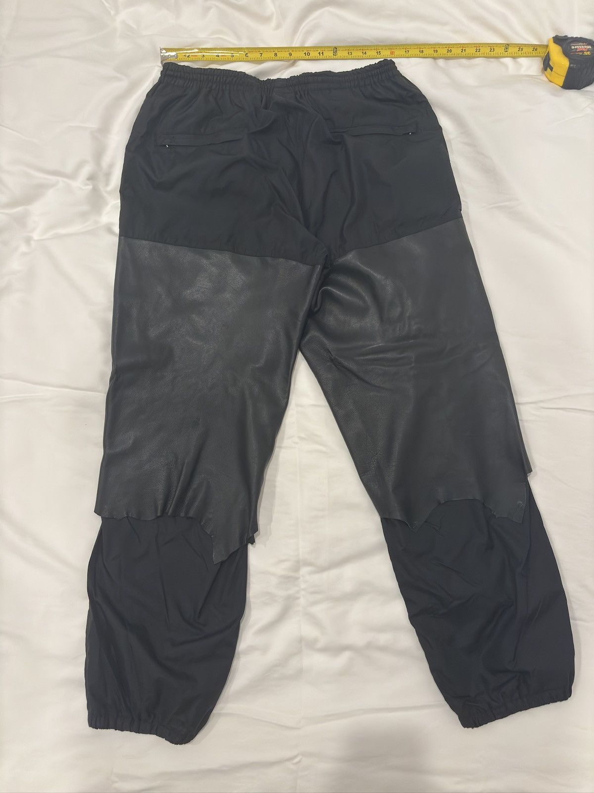 Mastermind Japan Mastermind Japan x Nemu Nylon Leather Panel Zip Pants Size US 32 / EU 48 - 2 Thumbnail