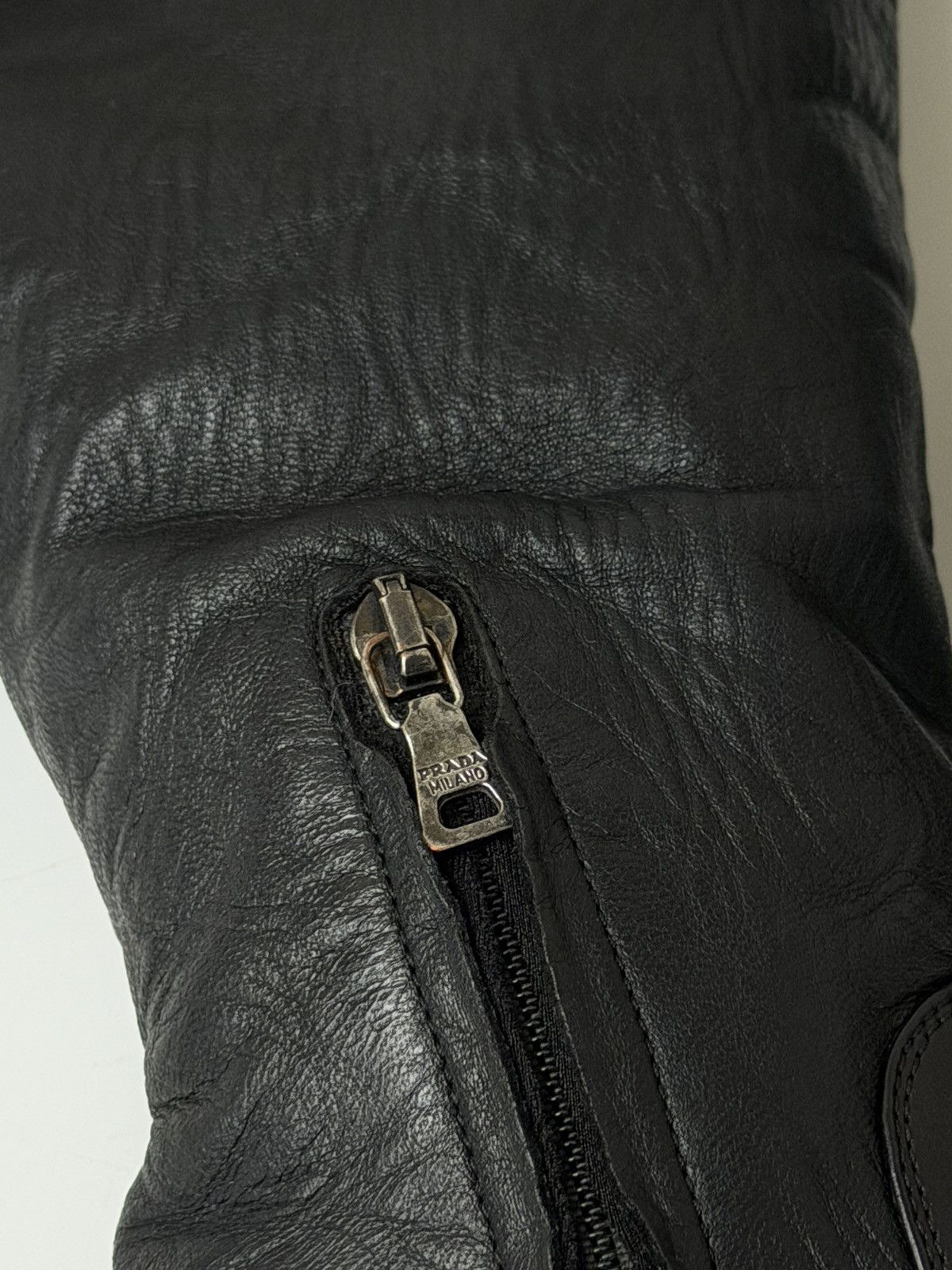 Prada *sz38.5* PRADA FW2006 Embroidered Leather Boots shoes Biker Size US 8.5 / IT 38.5 - 13 Thumbnail