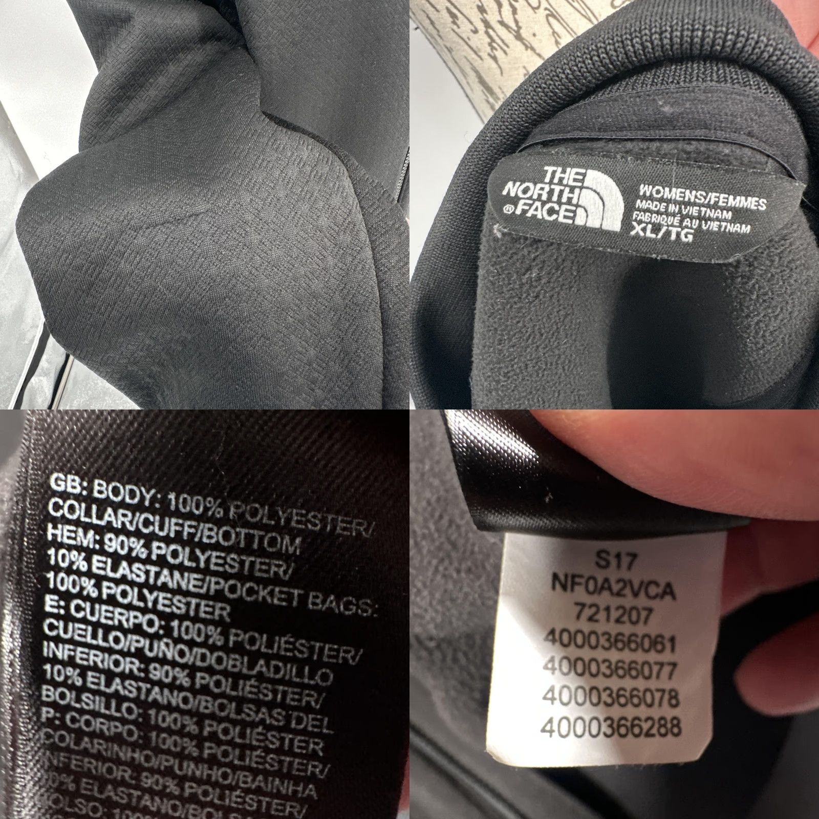 The North Face The North Face Jacket XL Black Fleece Bomber Full Zip Sleeve Pocket Womens Size XL / US 12-14 / IT 48-50 - 8 Thumbnail