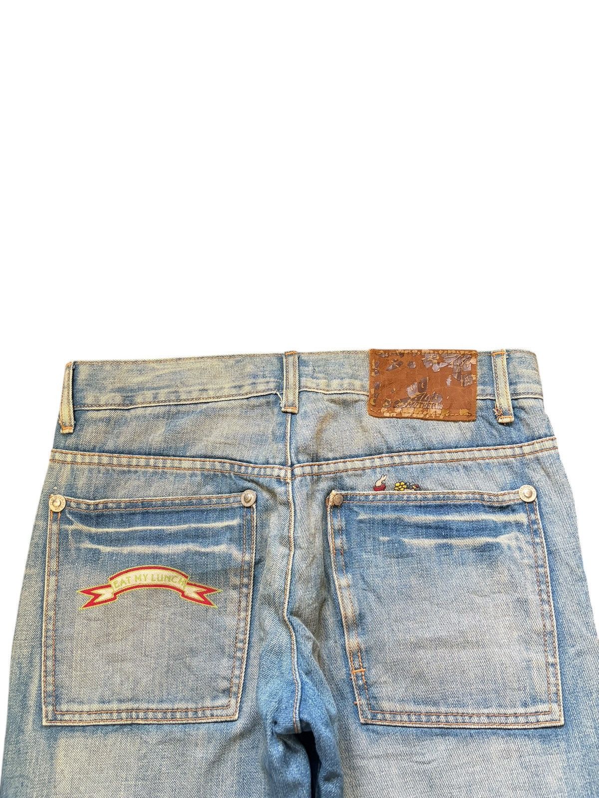 Dsquared2 Vintage Dsquared Limited Design Cargo Distress Loose Jeans Size 32" / US 10 / IT 46 - 3 Thumbnail