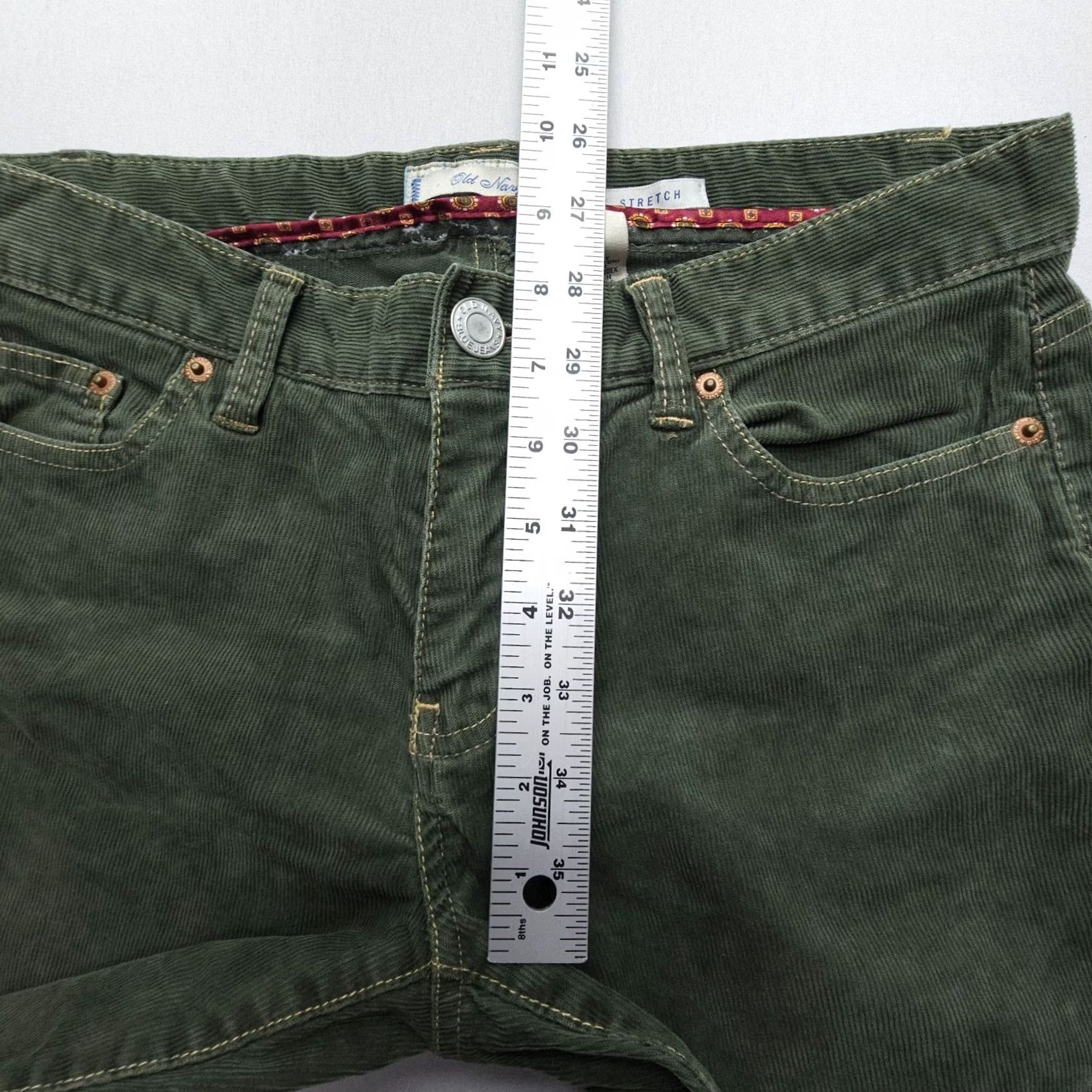 Old Navy VINTAGE Old Navy Low Rise Bootcut Corduroy Pants Womens 4 Short Green Y2K 2005 Size 27" / US 4 / IT 40 - 6 Thumbnail