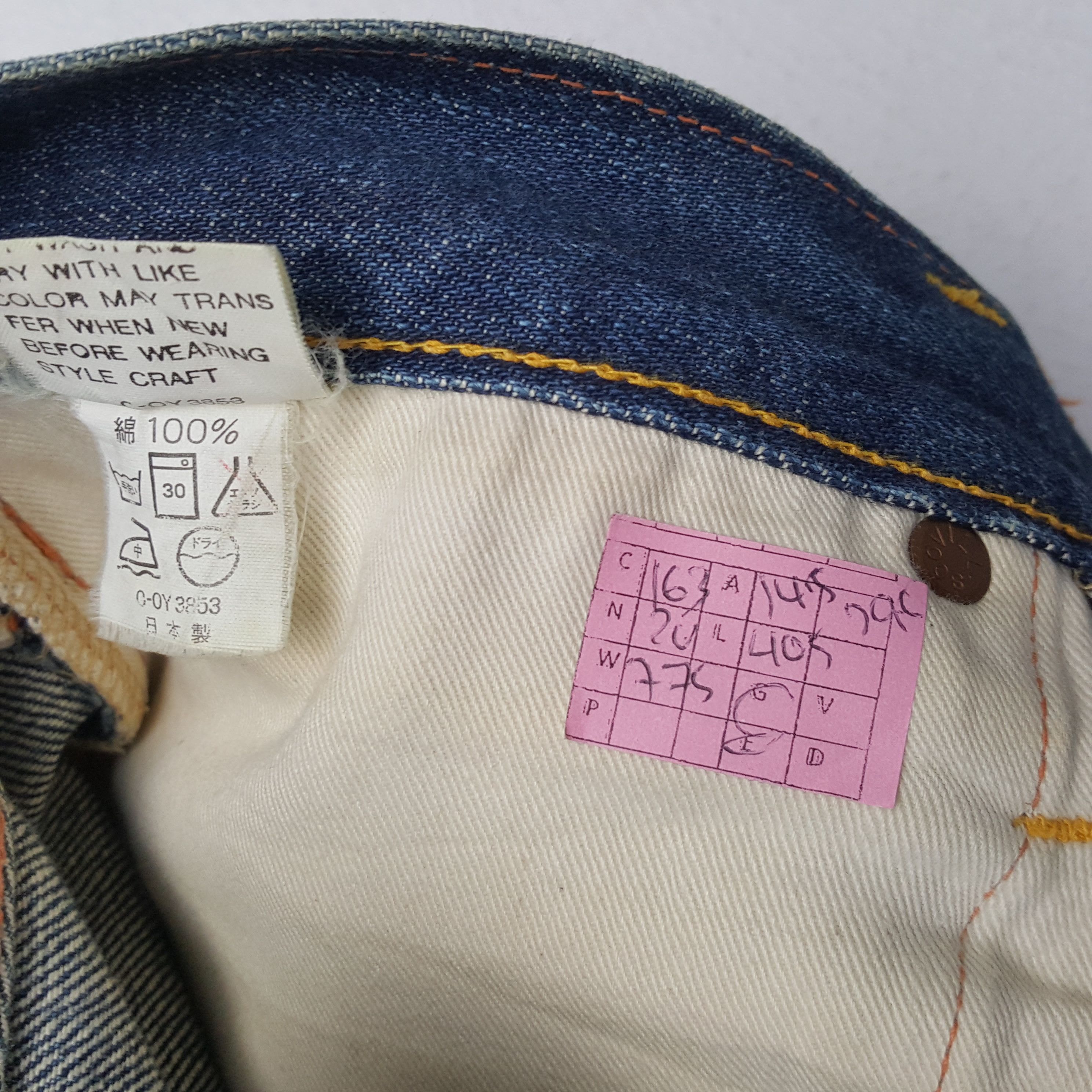 Evisu × Japanese Brand × Vintage EVIS Japanese Brand Streetwear Custom Daicock Style Jeans Size US 29 - 14 Thumbnail