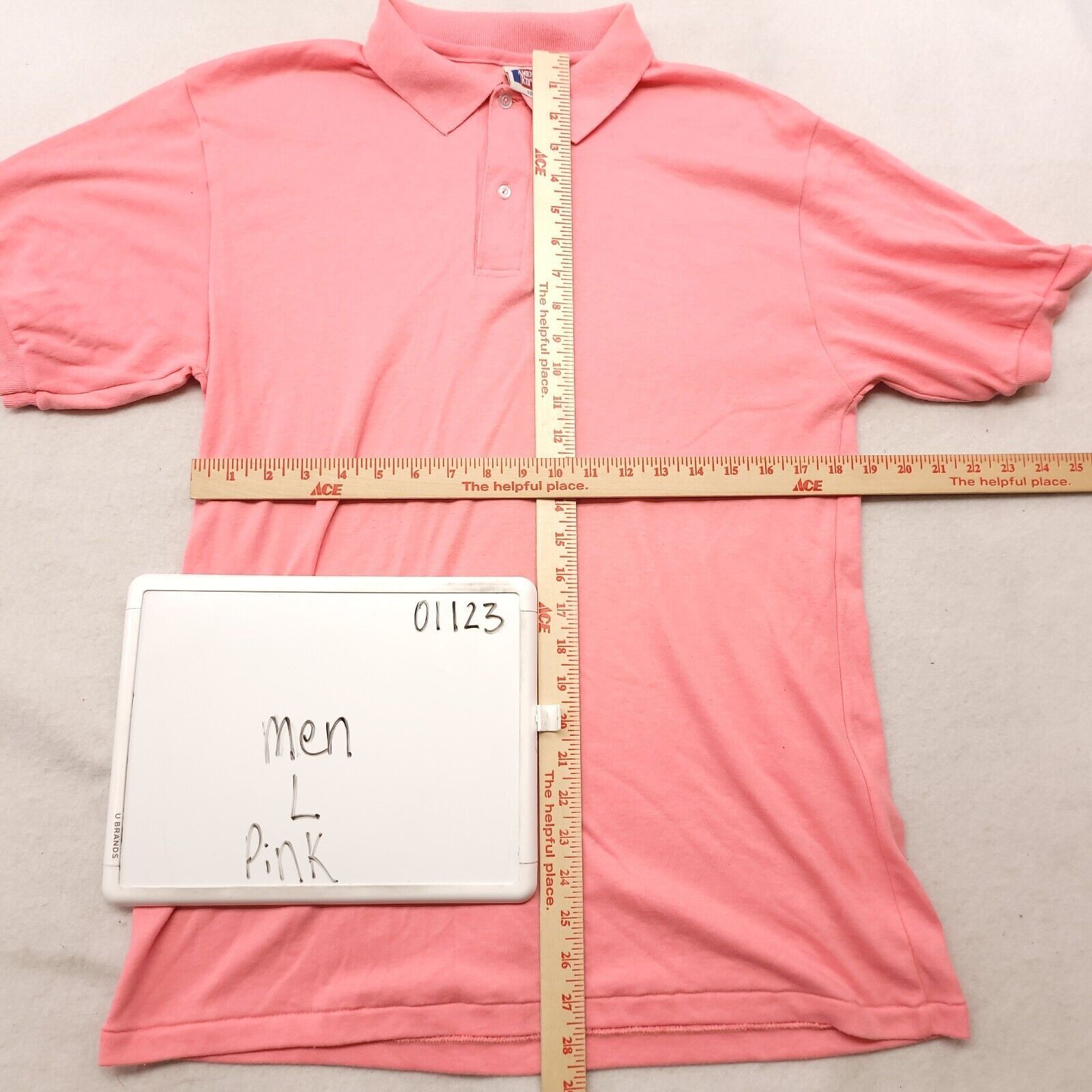 American Edition American Edition Pullover Polo Shirt Mens Size Large L Pink Size US L / EU 52-54 / 3 - 6 Thumbnail