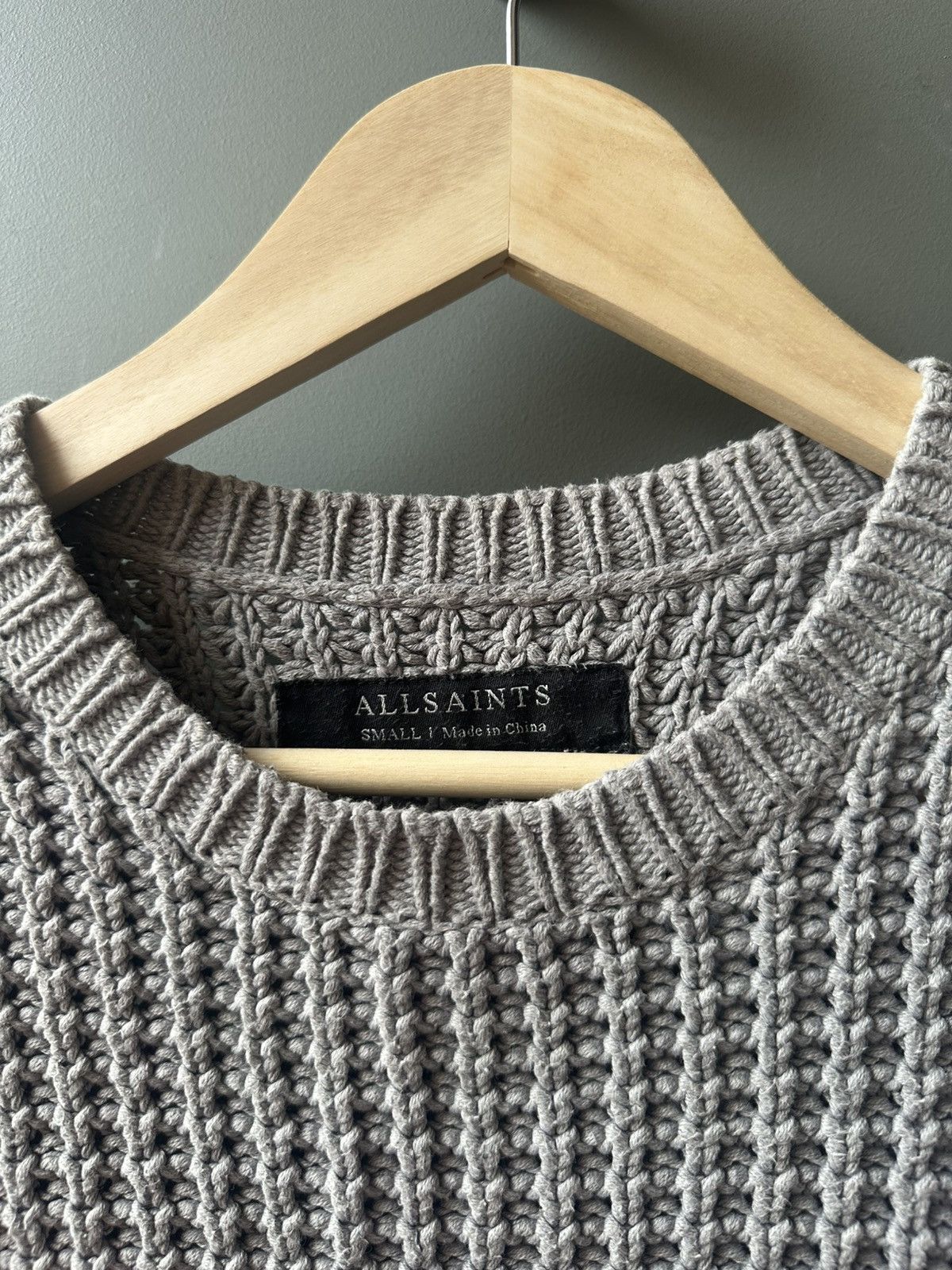 Allsaints Allsaints Rok Crew Knit Sweater Size S Size US S / EU 44-46 / 1 - 3 Thumbnail