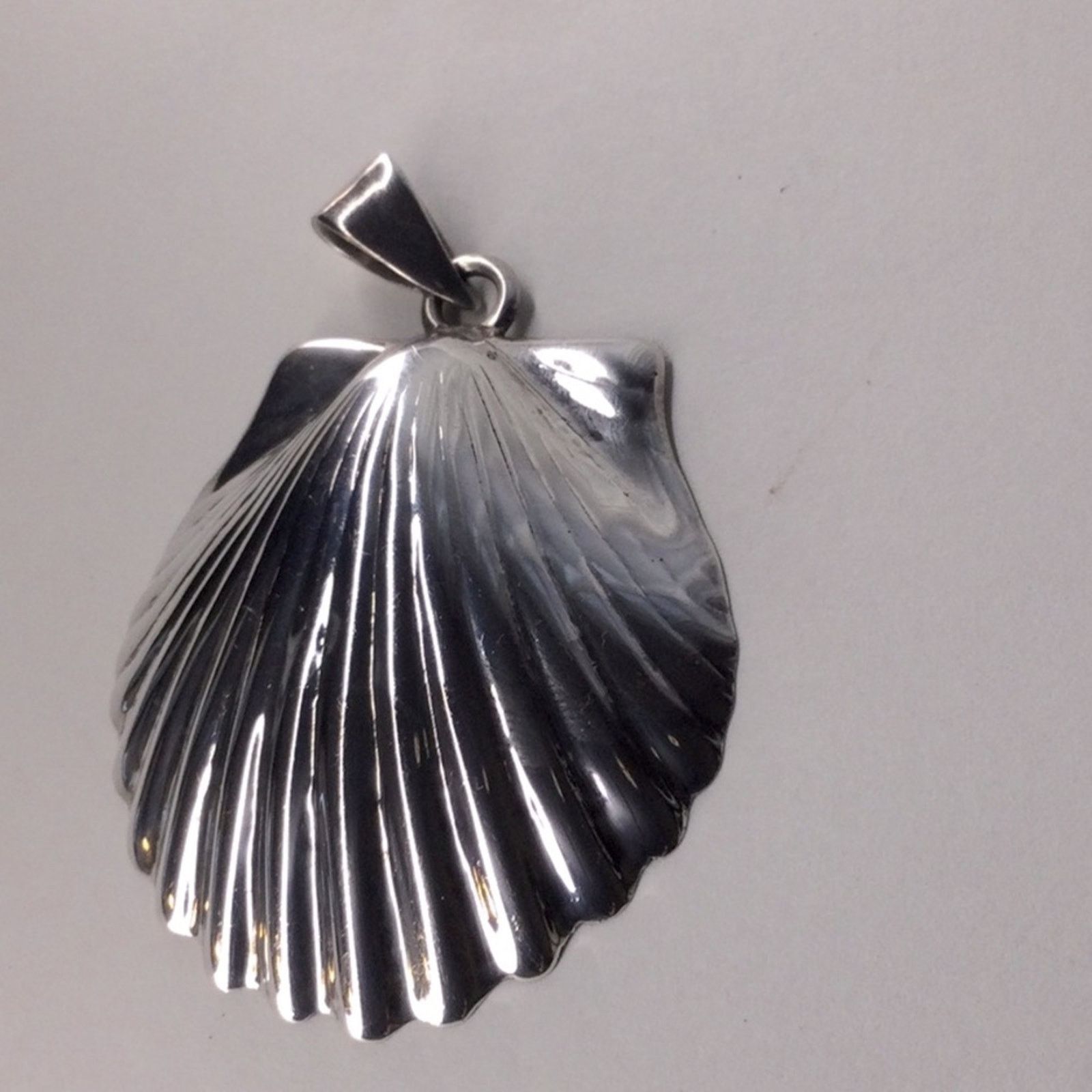 Other Bohemian Scallop Seashell Silver Tone Necklace Pendant Size ONE SIZE - 3 Thumbnail